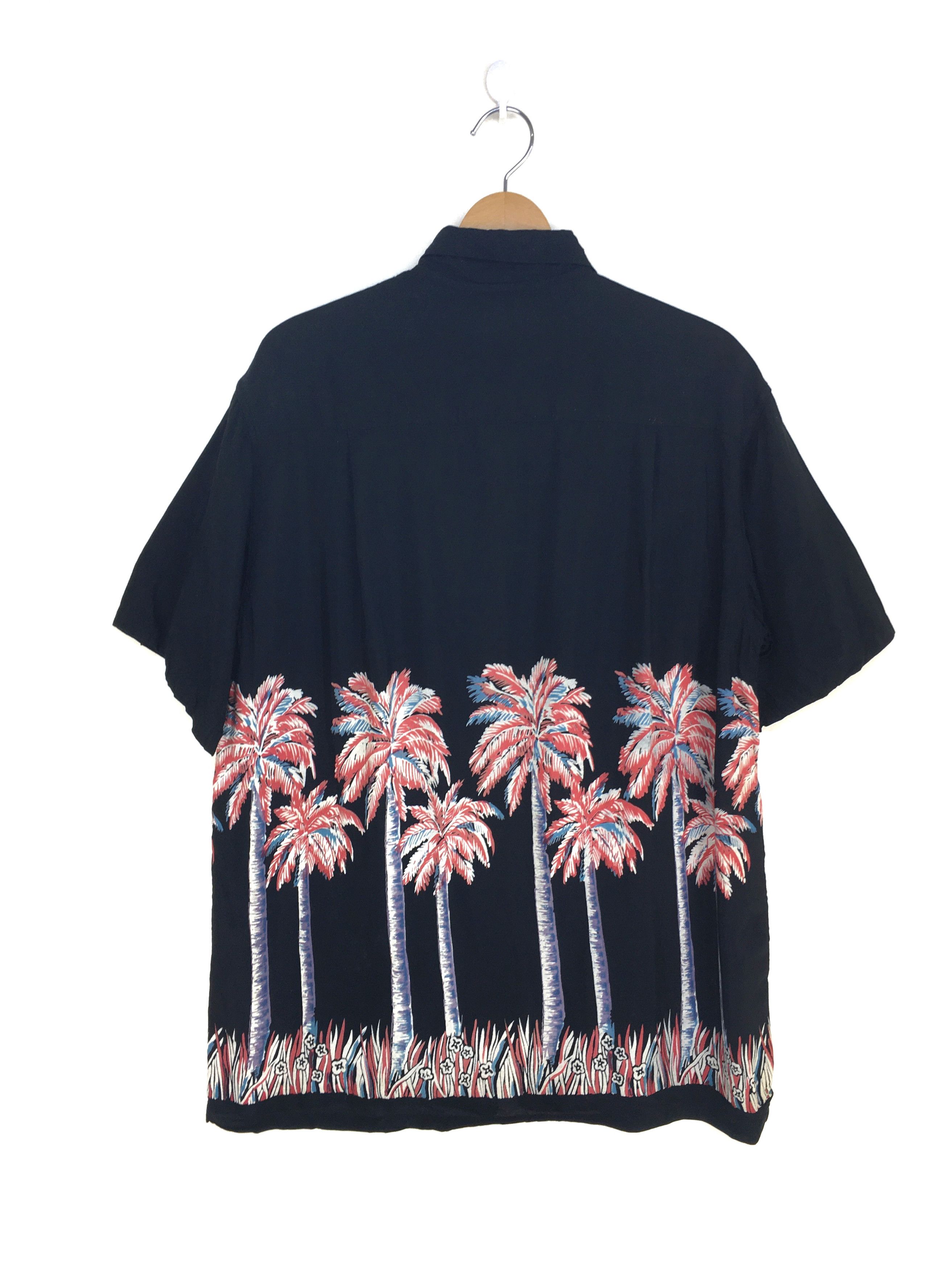 Sun Surf Japanese Hawaiian BE VANDEK Rayon Coconut Trees Shirt Size US L / EU 52-54 / 3 - 9 Thumbnail
