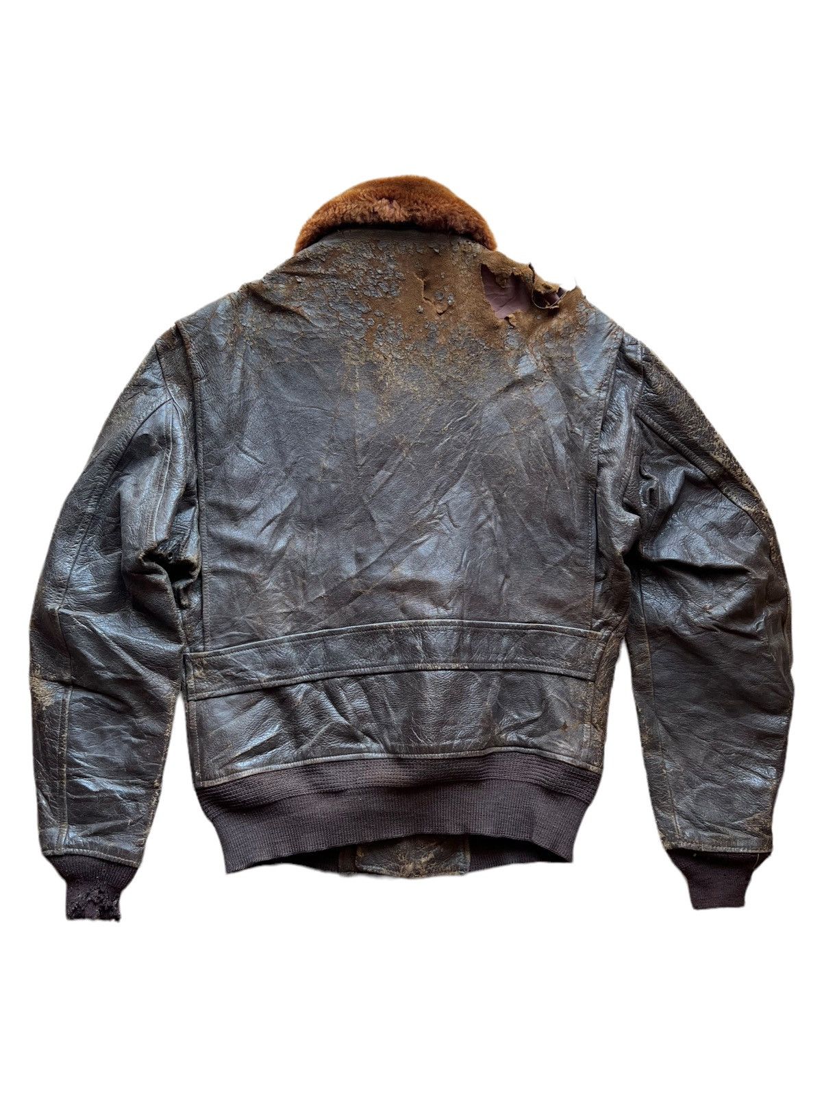 Vintage VERY RARE VINTAGE JACKET LEATHER G1 WWII Size US M / EU 48-50 / 2 - 2 Thumbnail
