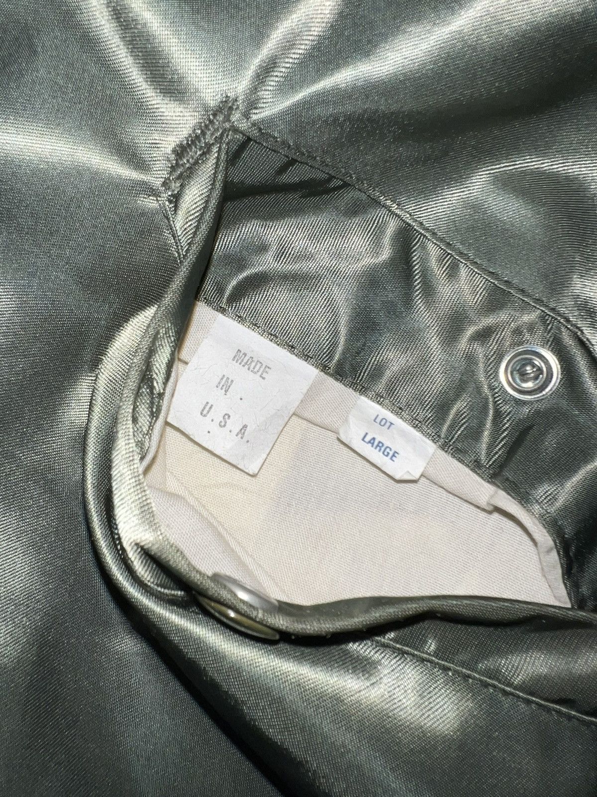 Alpha Industries VERY RARE VINTAGE JACKET FLIGHT BOMBER MA 1 CORINTH SPELL Size US L / EU 52-54 / 3 - 5 Thumbnail