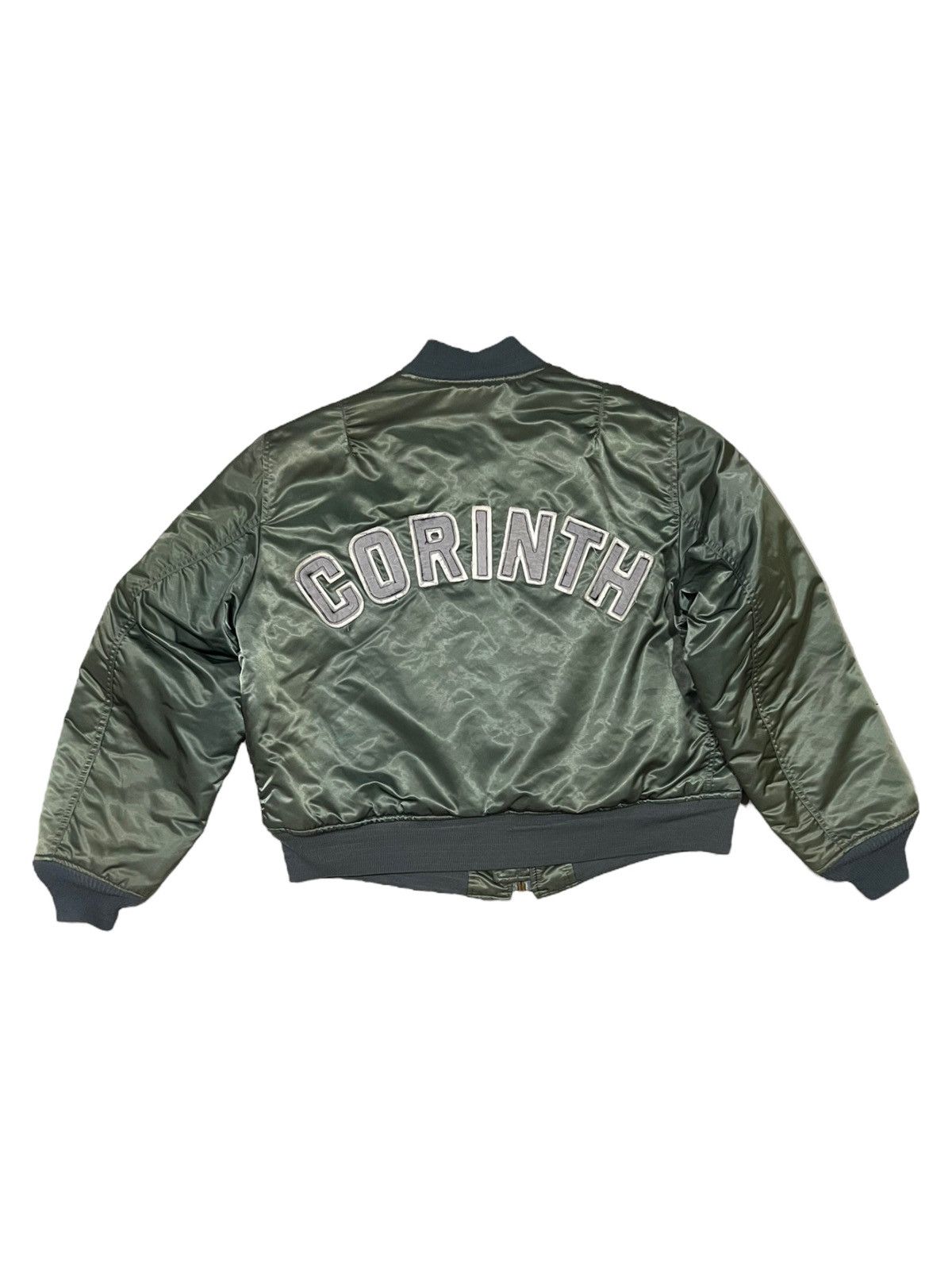 Alpha Industries VERY RARE VINTAGE JACKET FLIGHT BOMBER MA 1 CORINTH SPELL Size US L / EU 52-54 / 3 - 1 Thumbnail