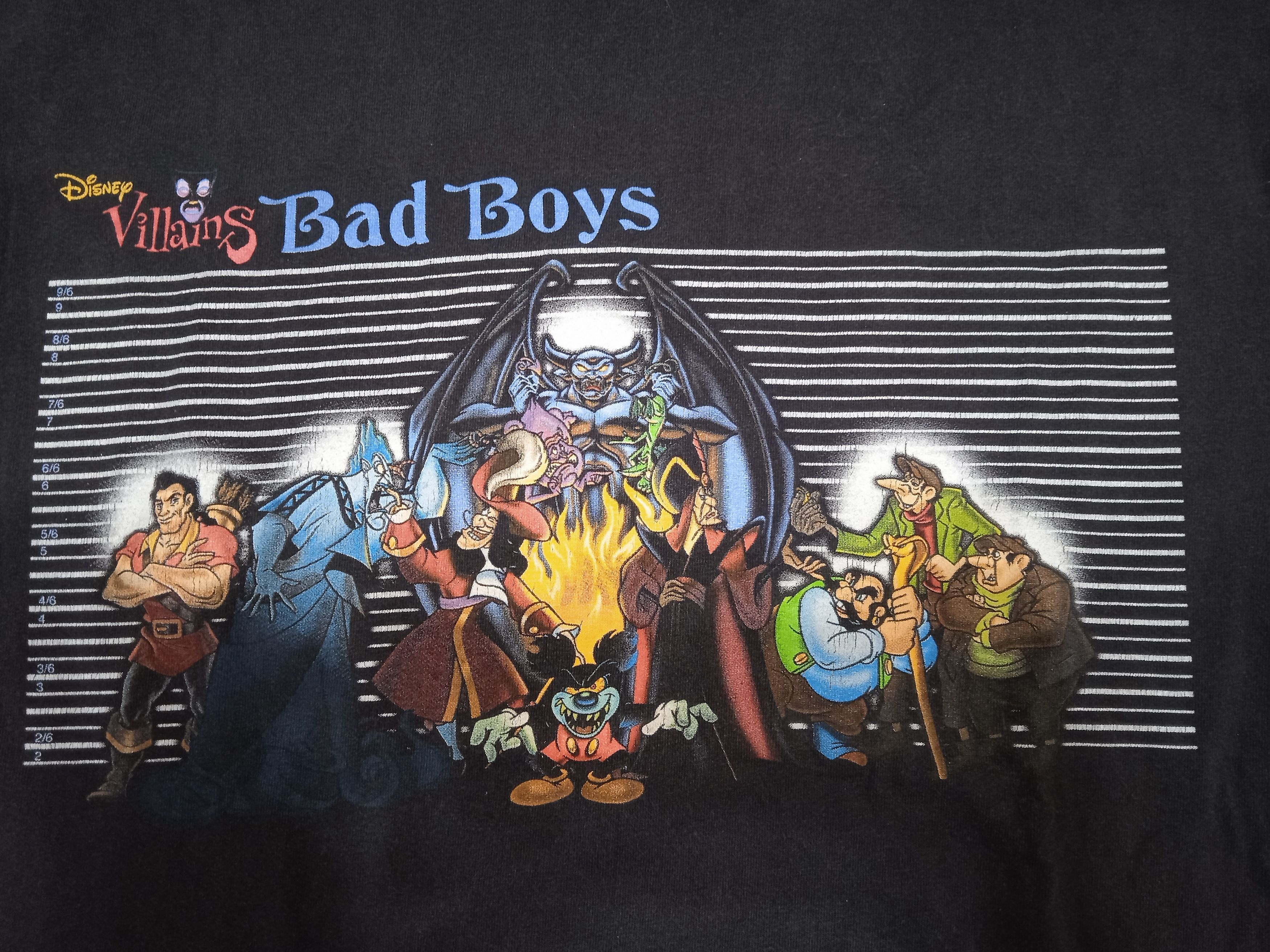 Disney Vintage 2000s Disney Bad Boys Villains T Shirt Hades Size US M / EU 48-50 / 2 - 4 Thumbnail