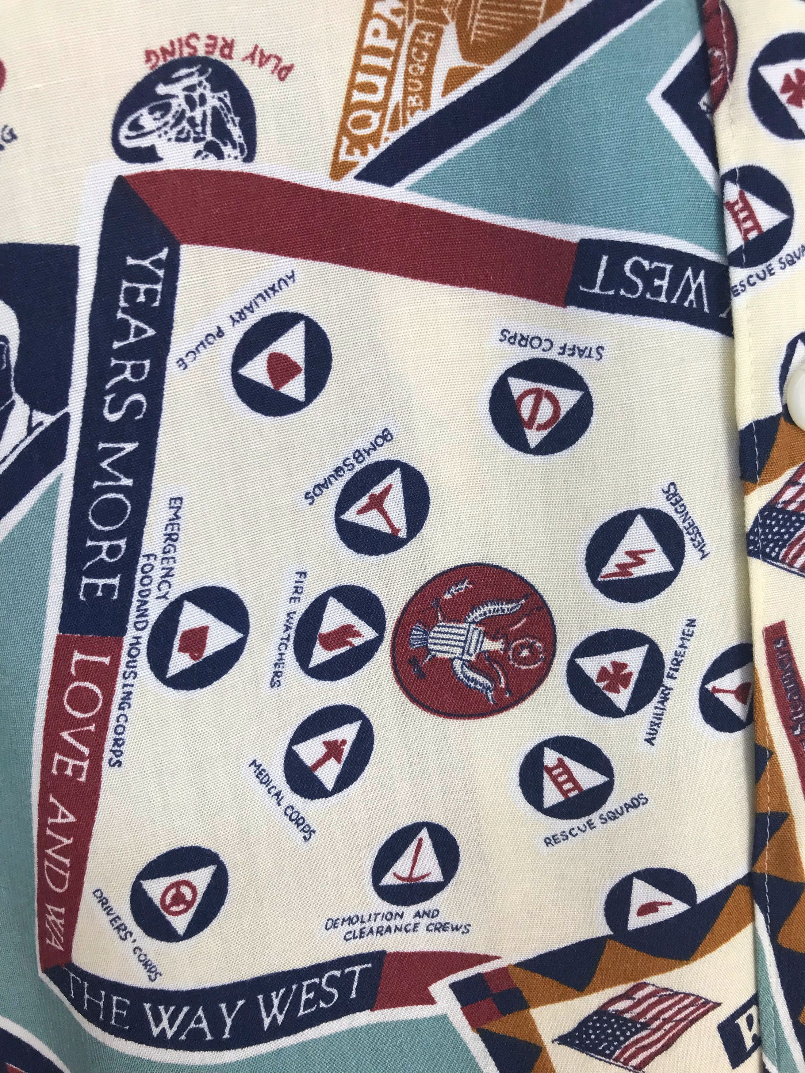 Japanese Brand Japanese Hawaiian Blast Homme America Bandanas Shirt Size US L / EU 52-54 / 3 - 6 Thumbnail