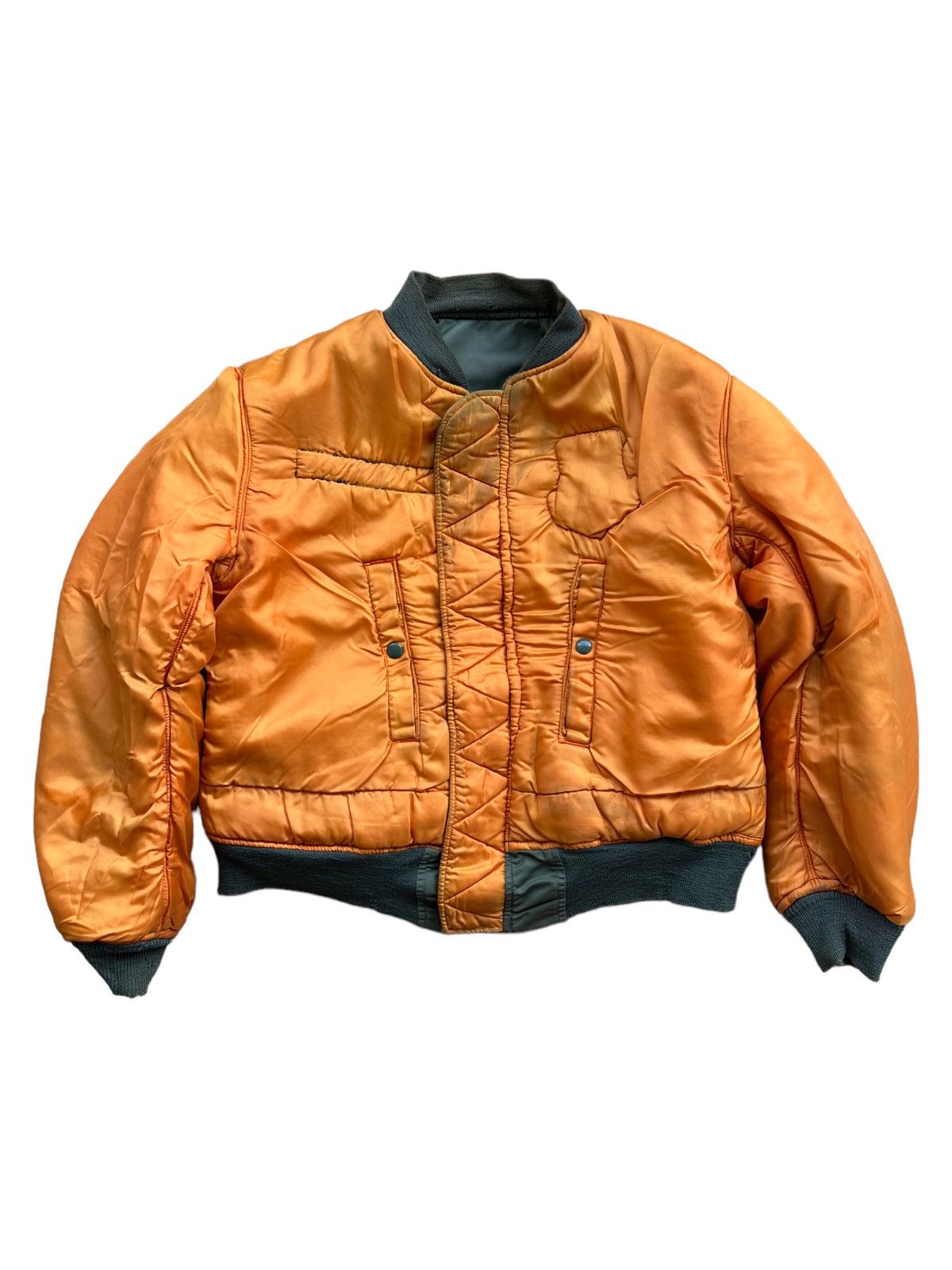 Alpha Industries VERY RARE VINTAGE JACKET FLIGHT BOMBER MA 1 ALPHA INDUSTRIES Size US M / EU 48-50 / 2 - 3 Thumbnail