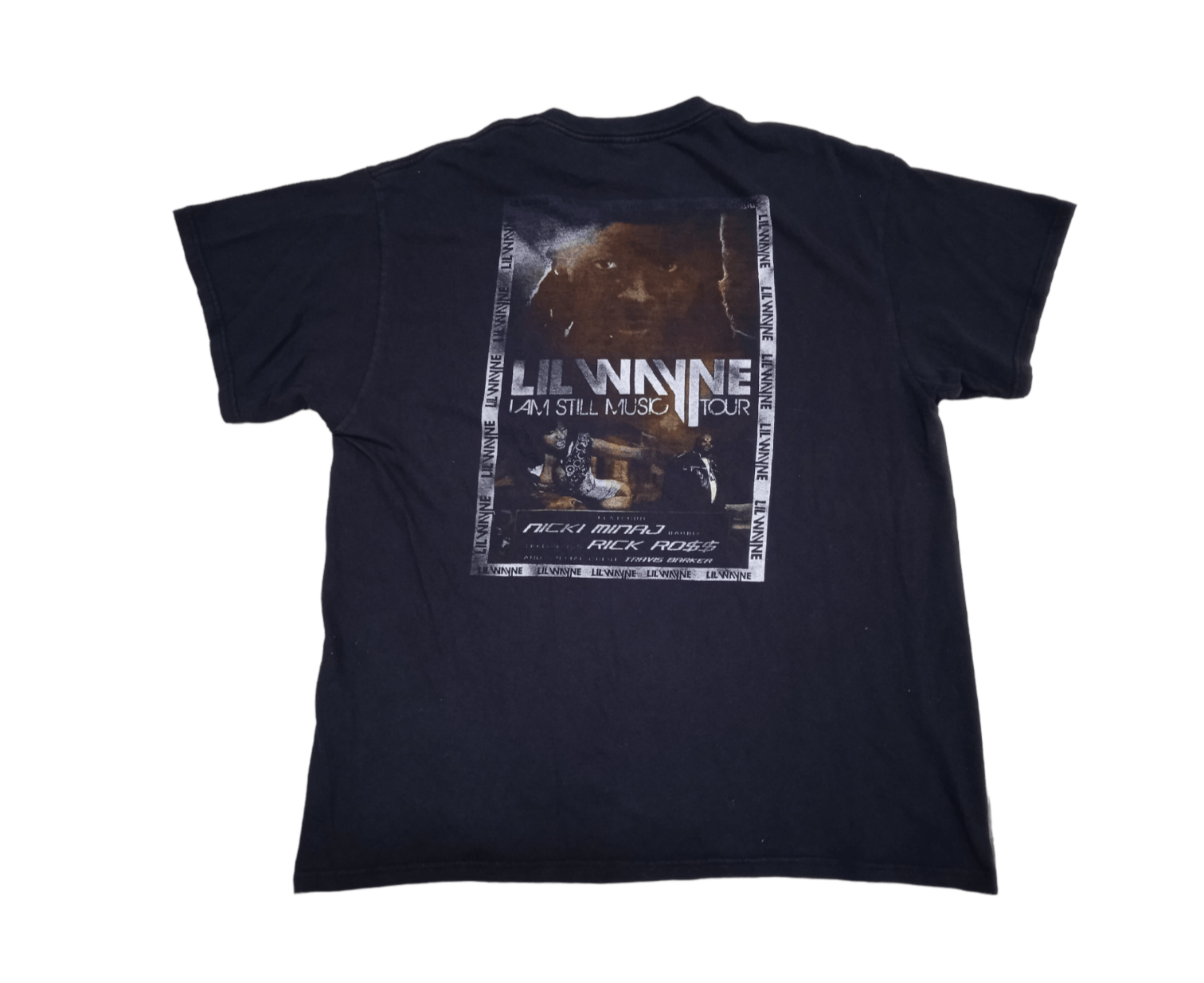 Vintage Vintage 00s Lil Wayne I Am Still Music T Shirt Size US XL / EU 56 / 4 - 2 Thumbnail