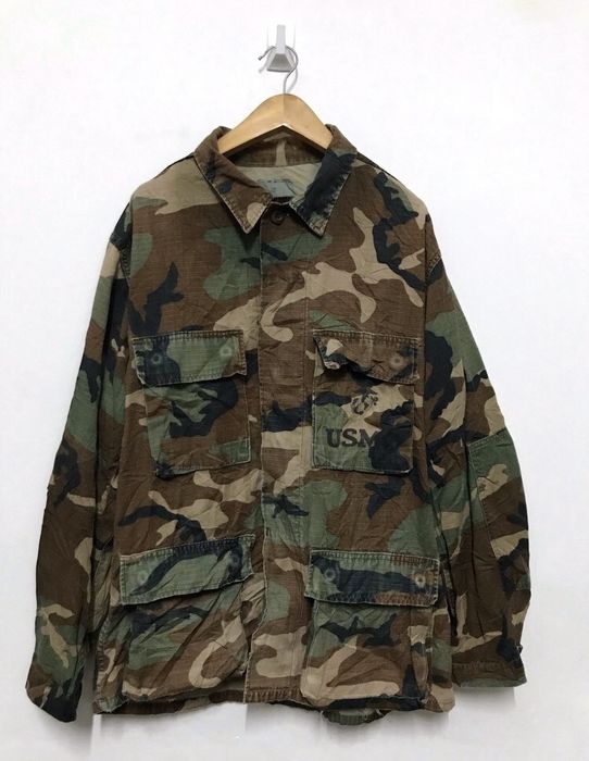 Vintage 🔥RARE USMC camouflage jacket combat | Grailed