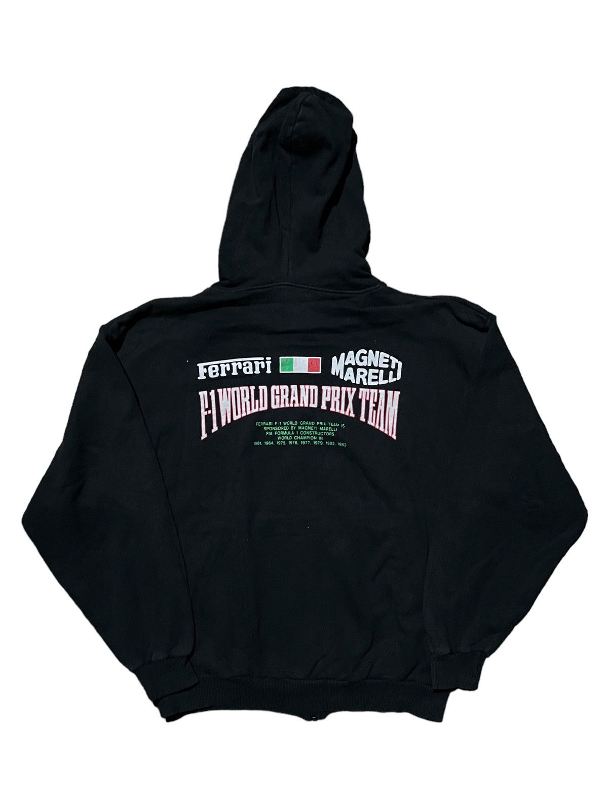 VERY RARE VINTAGE HOODIE FERRARI MAGENTI MARELLI FORMULA 1