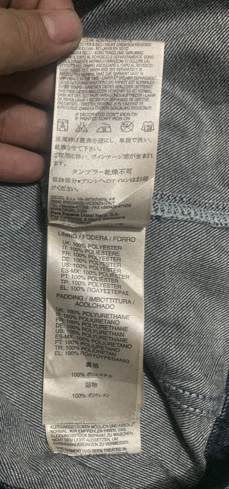 Diesel Vintage Diesel Industry Cropped Denim Jacket Size XS / US 0-2 / IT 36-38 - 8 Thumbnail