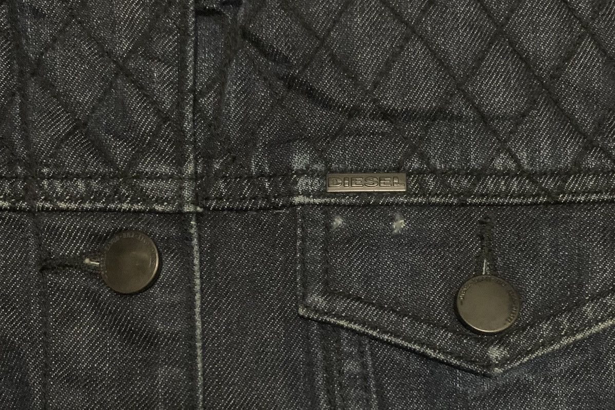 Diesel Vintage Diesel Industry Cropped Denim Jacket Size XS / US 0-2 / IT 36-38 - 5 Thumbnail
