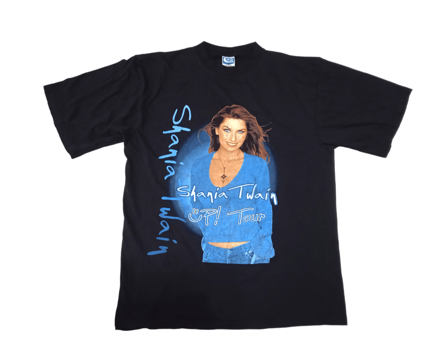 Vintage Vintage 00s Shania Twain 2003 Rap Tee T Shirt Size US M / EU 48-50 / 2 - 2 Thumbnail