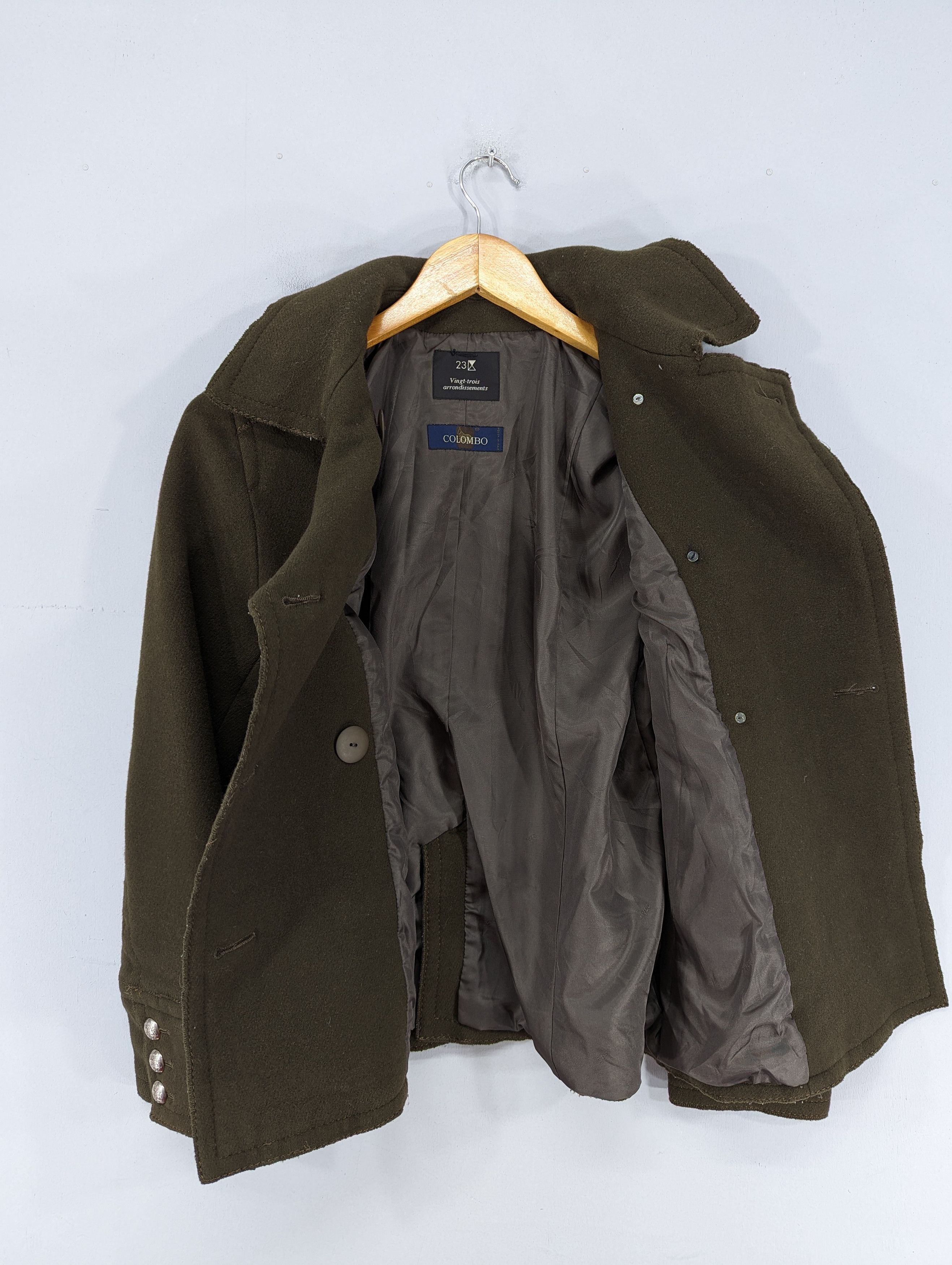 Colombo 🔥RARE🔥Colombo Double Breast Wool Coat Jacket Size S / US 4 / IT 40 - 5 Thumbnail