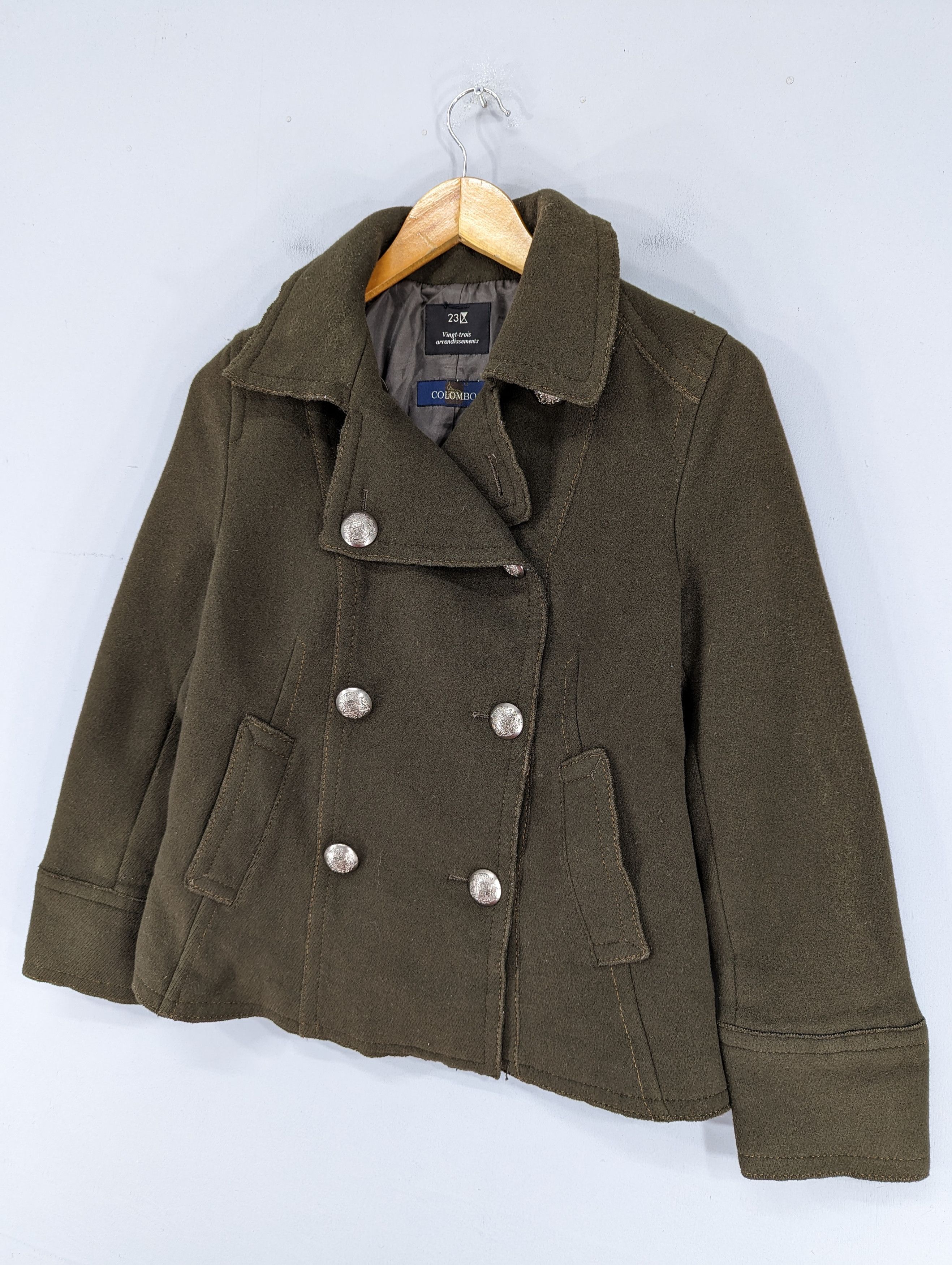 Colombo 🔥RARE🔥Colombo Double Breast Wool Coat Jacket Size S / US 4 / IT 40 - 2 Thumbnail