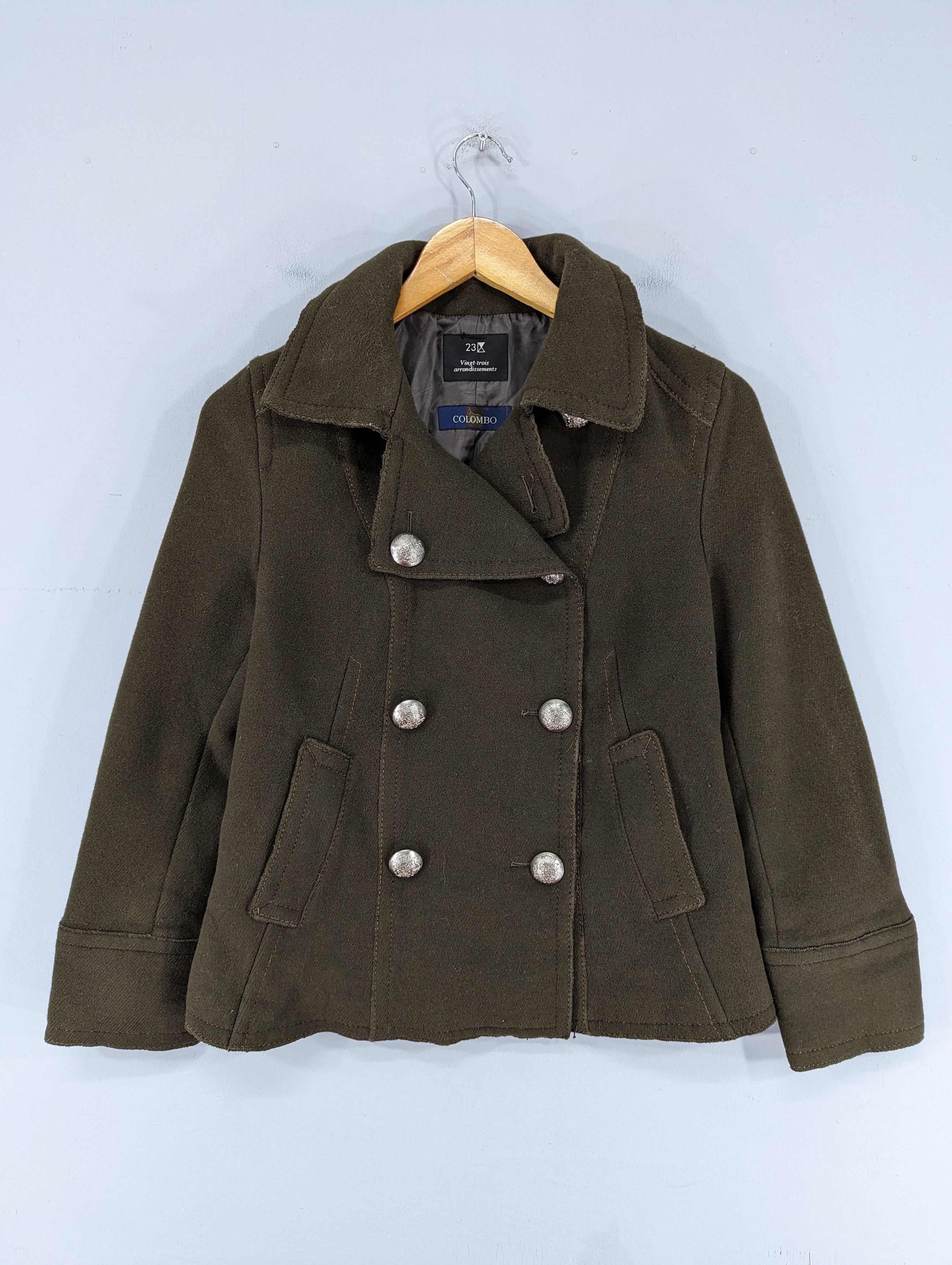 Colombo 🔥RARE🔥Colombo Double Breast Wool Coat Jacket Size S / US 4 / IT 40 - 1 Thumbnail