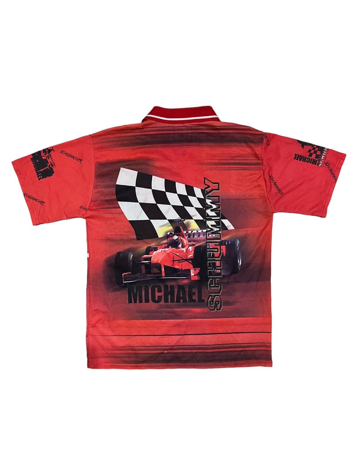 Ferrari VERY RARE VINTAGE SHIRTS JERSEY FORMULA 1 MICHAEL SCHUMACHER Size US M / EU 48-50 / 2 - 2 Thumbnail