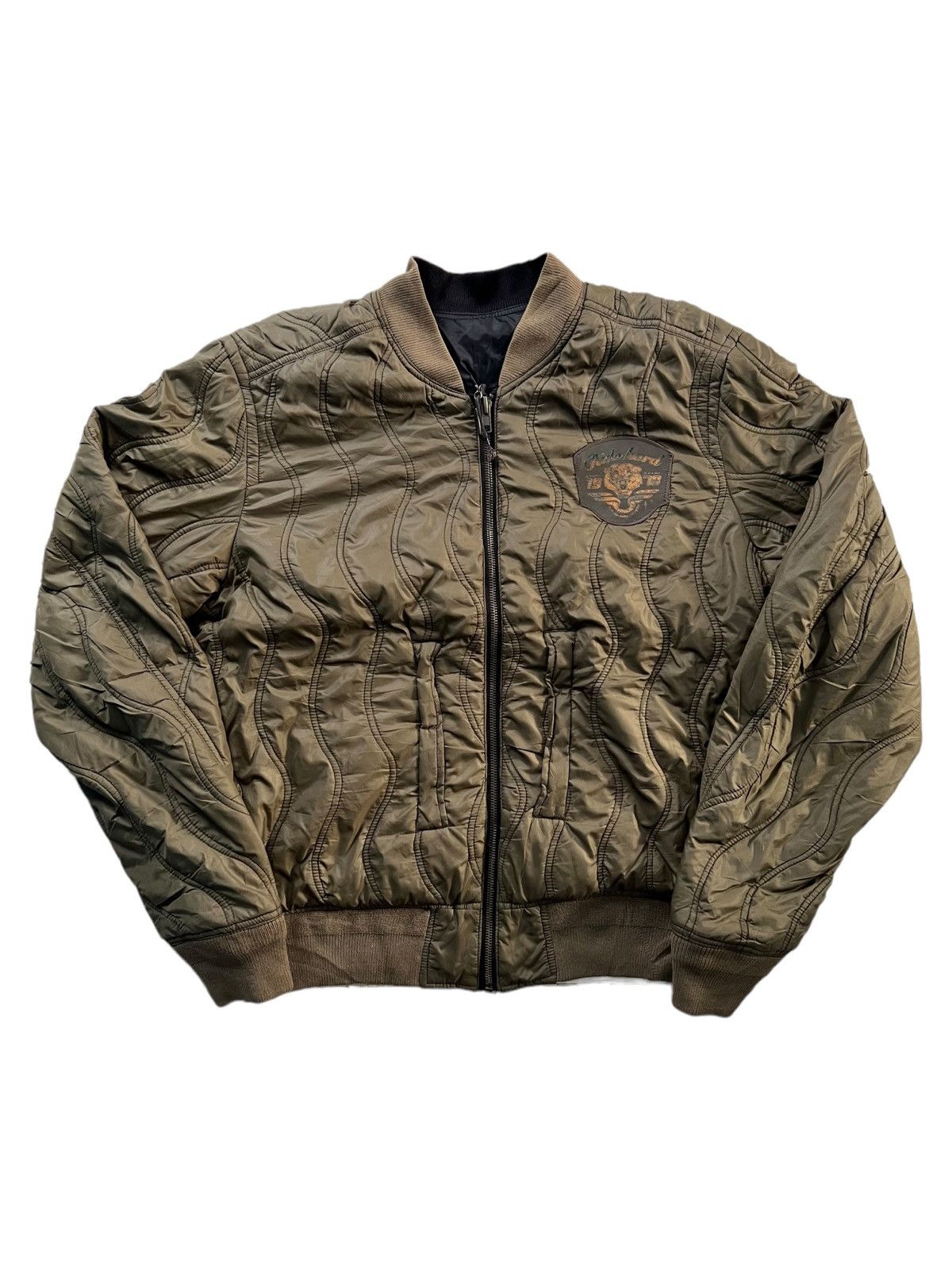 Diesel VERY RARE VINTAGE JACKET DIESEL RIDE HARD REVERSIBLE BOMBER Size US L / EU 52-54 / 3 - 1 Thumbnail