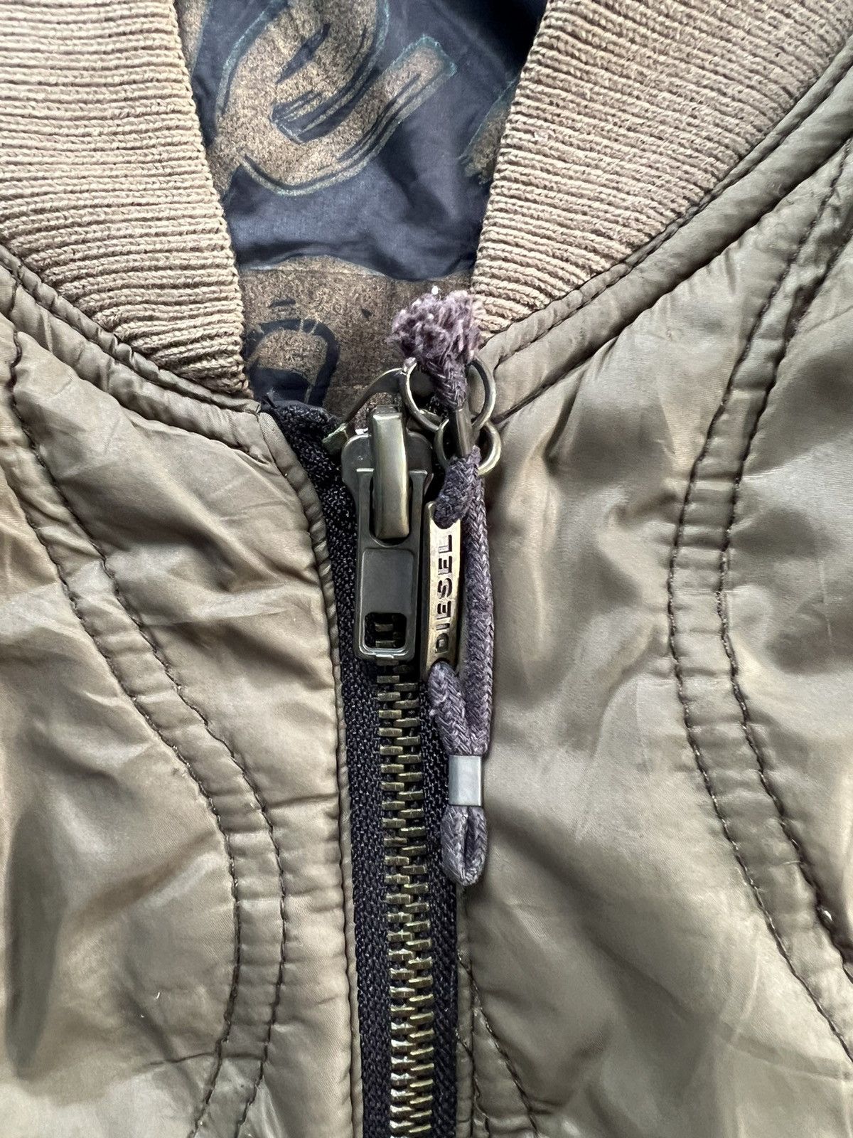 Diesel VERY RARE VINTAGE JACKET DIESEL RIDE HARD REVERSIBLE BOMBER Size US L / EU 52-54 / 3 - 6 Thumbnail