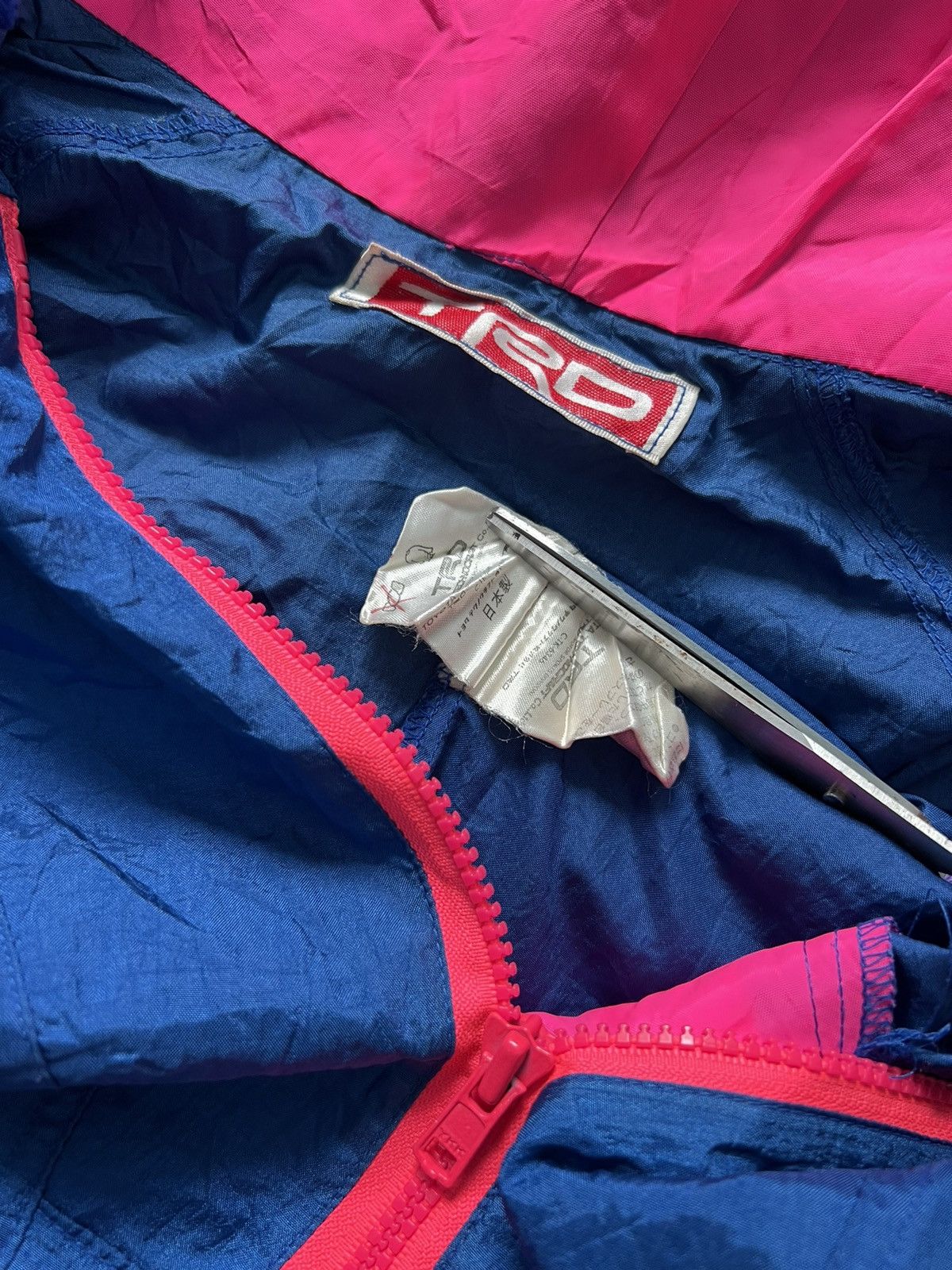 Japanese Brand VERY RARE VINTAGE JACKET ANORAK TRD TOYOTA RACING DEVELOPMEN Size US L / EU 52-54 / 3 - 4 Thumbnail