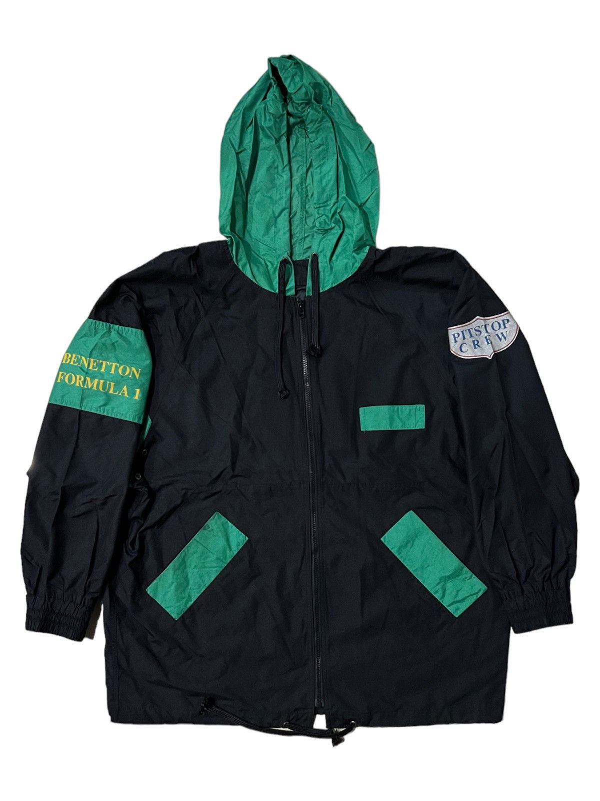 Benetton VERY RARE VINTAGE JACKET BENETTON FORMULA 1 PITSTOP CREW Size US XL / EU 56 / 4 - 2 Thumbnail