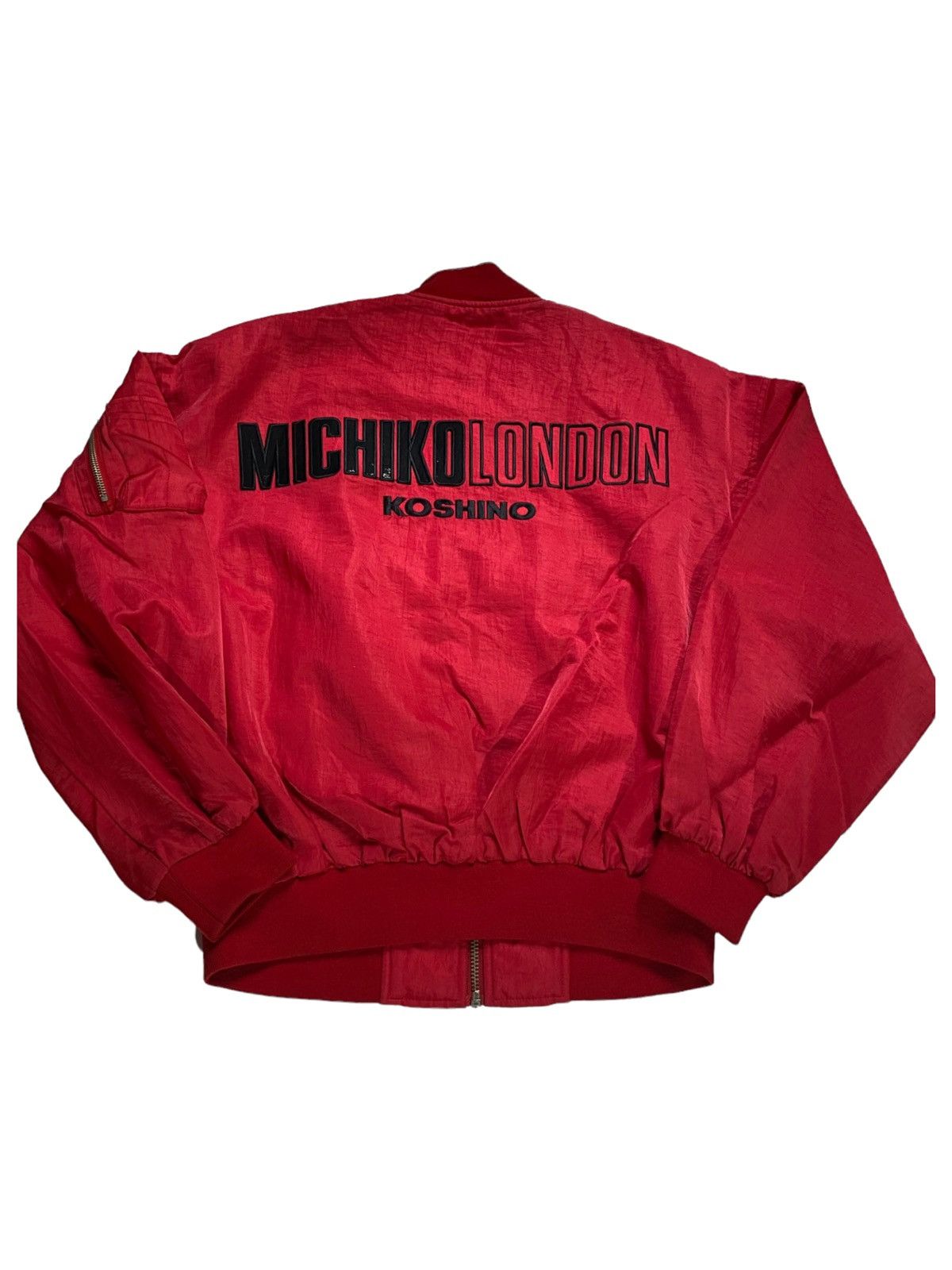 VERY RARE VINTAGE JACKET MICHIKO KOSHINO LONDON SPELL OUT