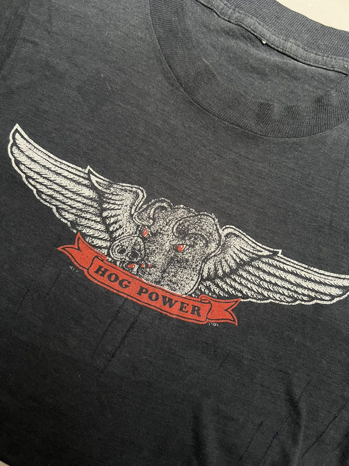 Harley Davidson VERY RARE VINTAGE T SHIRTS HARLEY DAVIDSON HOG POWER PIG 70s Size US S / EU 44-46 / 1 - 3 Thumbnail