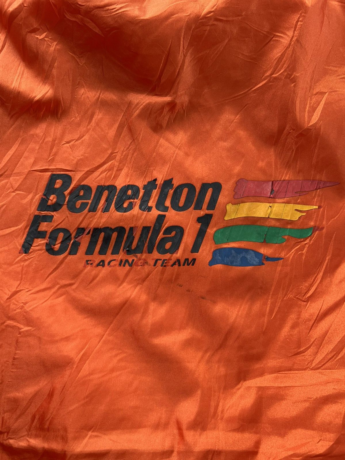 Benetton VERY RARE VINTAGE JACKET COAT BENETTON FORMULA 1 RACING TEAM Size US L / EU 52-54 / 3 - 3 Thumbnail
