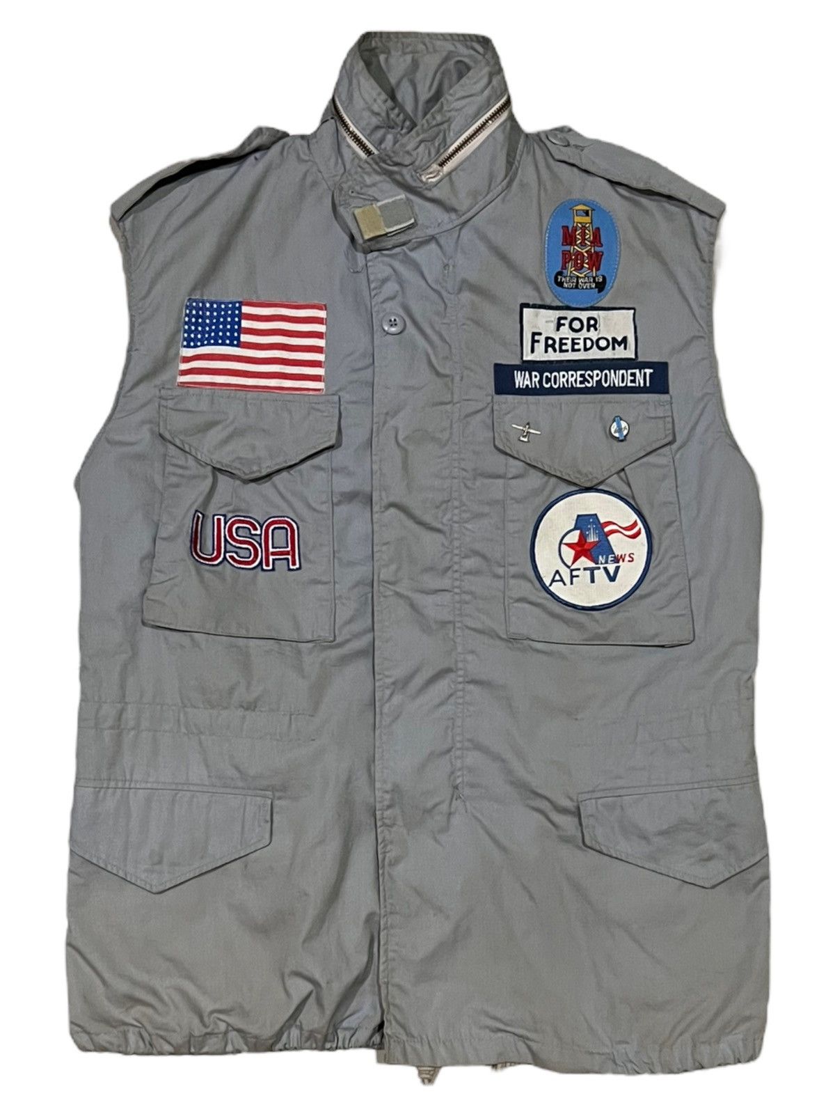Vintage VERY RARE VINTAGE VEST WAR CORRESPONDENT AFTV Size US M / EU 48-50 / 2 - 1 Thumbnail