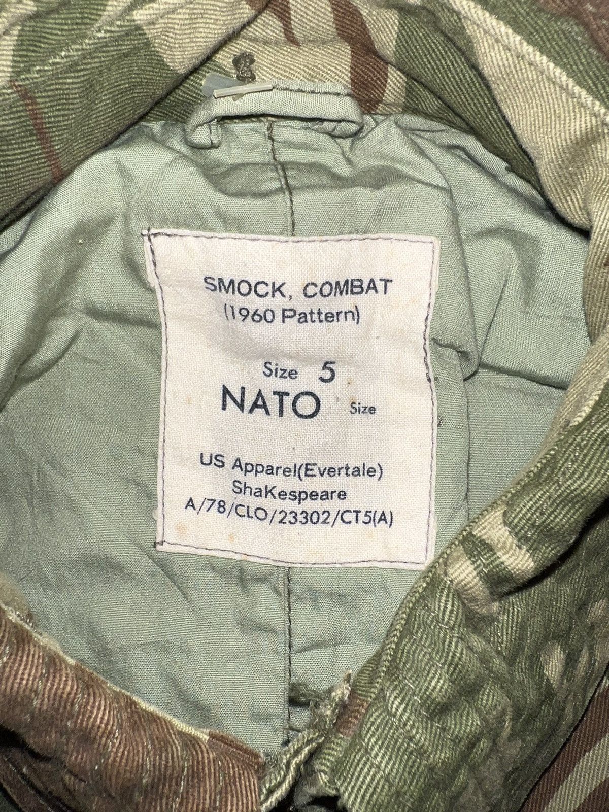 Vintage VERY RARE VINTAGE JACKET SMOCK BRITISH ARMY RHODESIAN CAMO Size US L / EU 52-54 / 3 - 3 Thumbnail