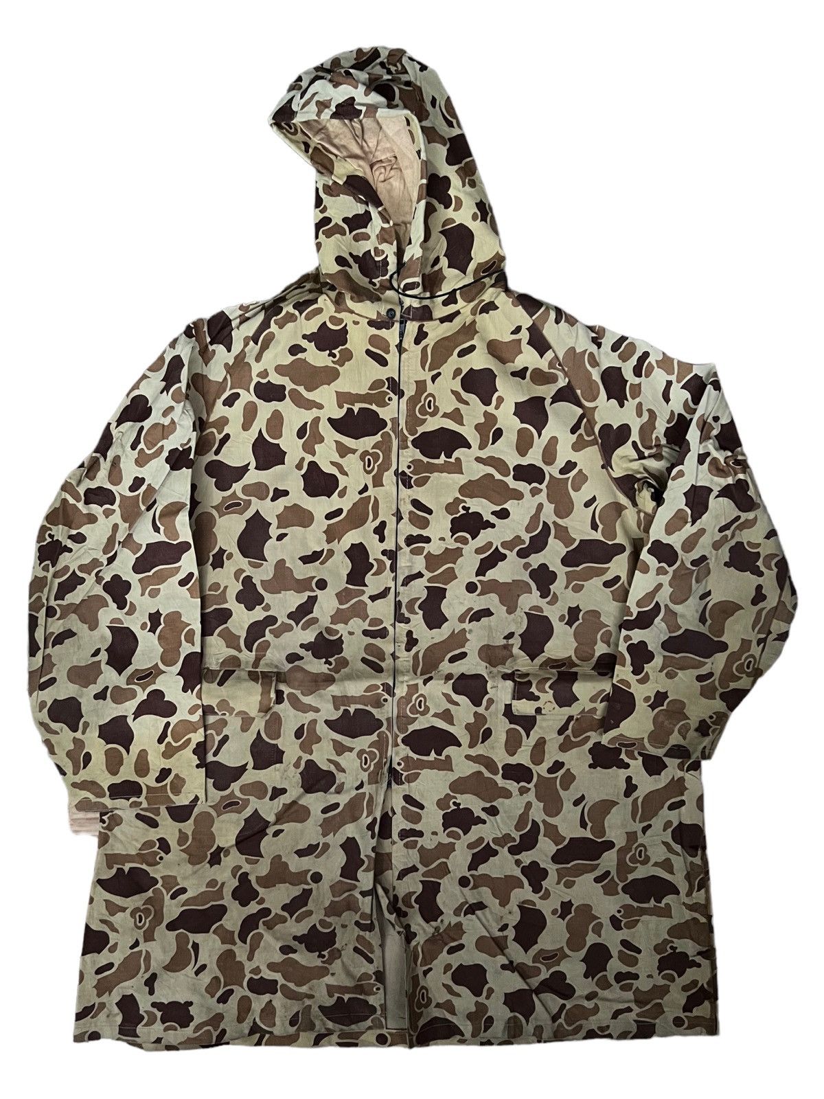 VERY RARE VINTAGE JACKET PARKA WATERPROOF BEOGAM DUCK CAMO
