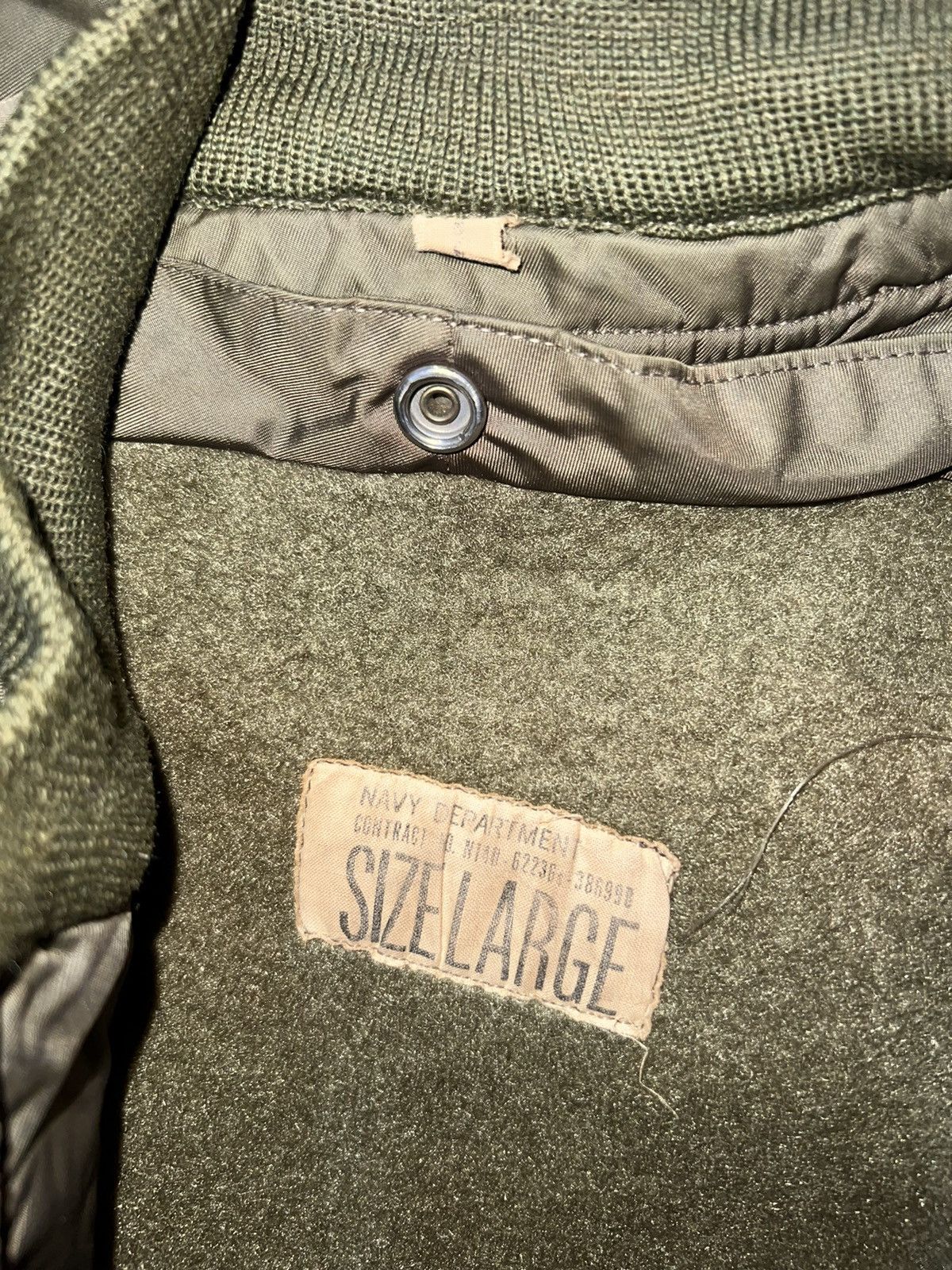 Vintage VERY RARE VINTAGE JACKET DECK A1 USN US NAVY FIRST PATTERN Size US L / EU 52-54 / 3 - 3 Thumbnail