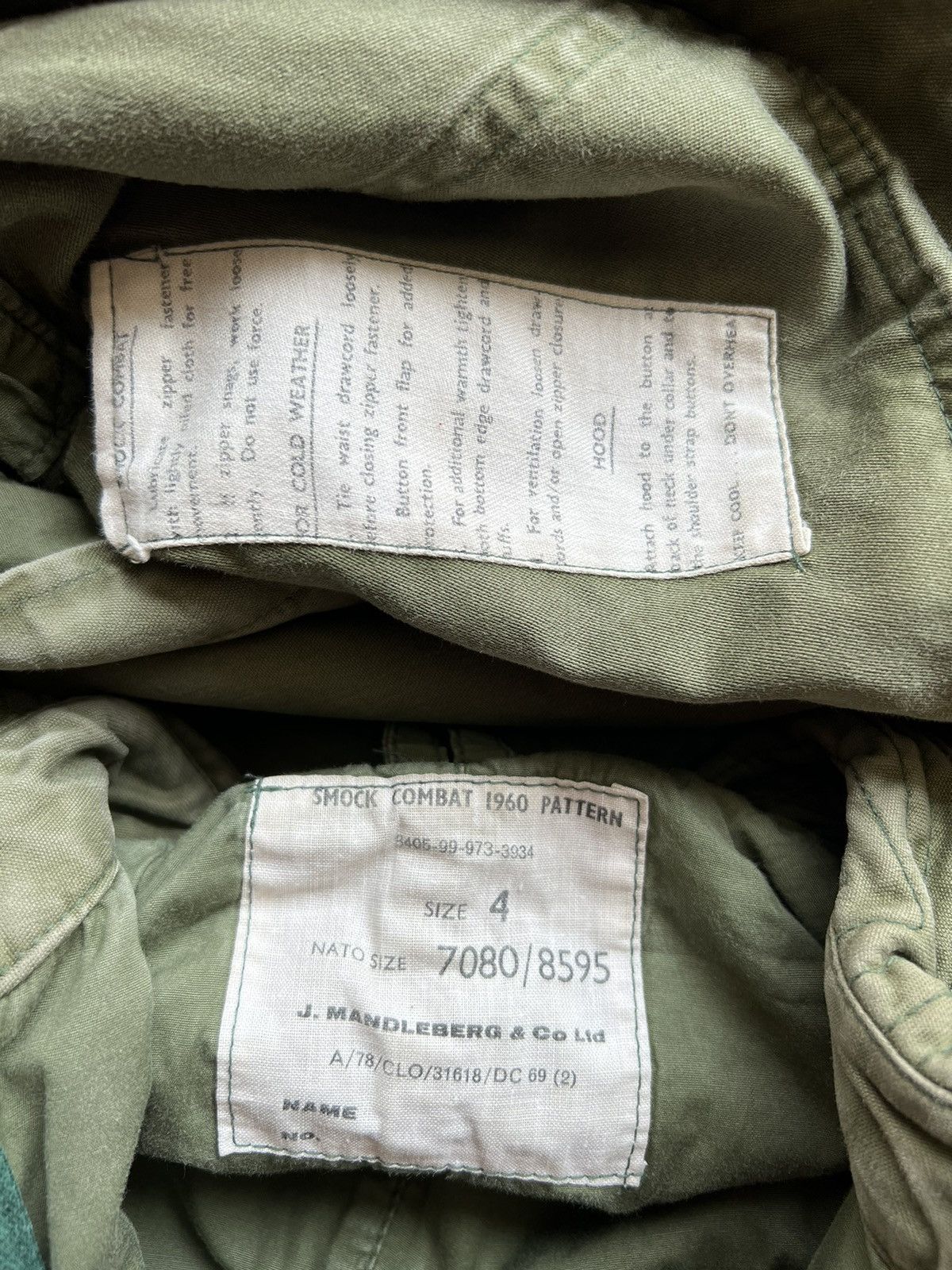 Vintage VERY RARE VINTAGE JACKET SMOCK BRITISH ARMY 1960 PATTERN Size US L / EU 52-54 / 3 - 3 Thumbnail