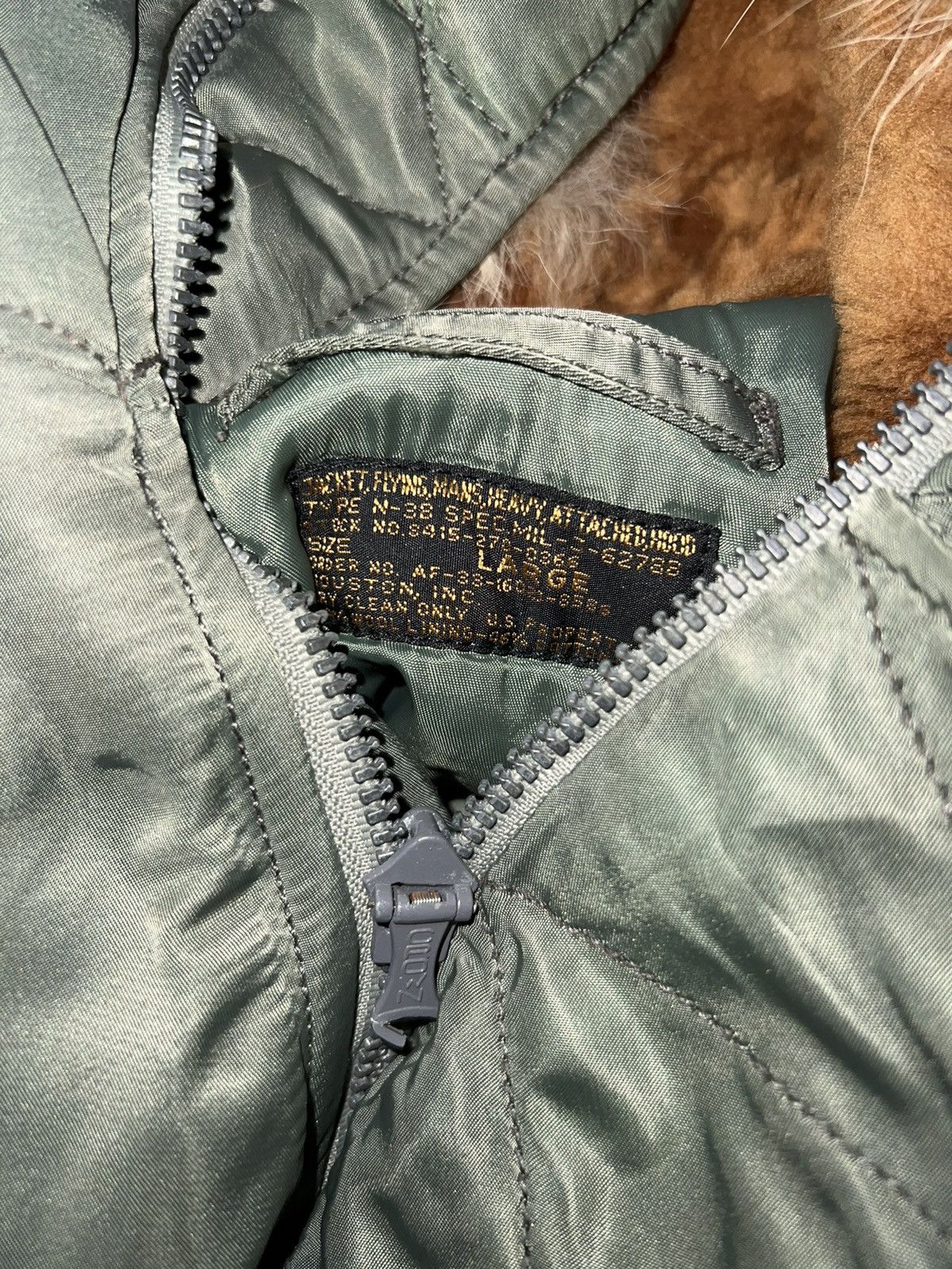 Vintage VERY RARE VINTAGE JACKET PARKA N3B USAF AIR FORCE KOREAN WAR Size US L / EU 52-54 / 3 - 3 Thumbnail