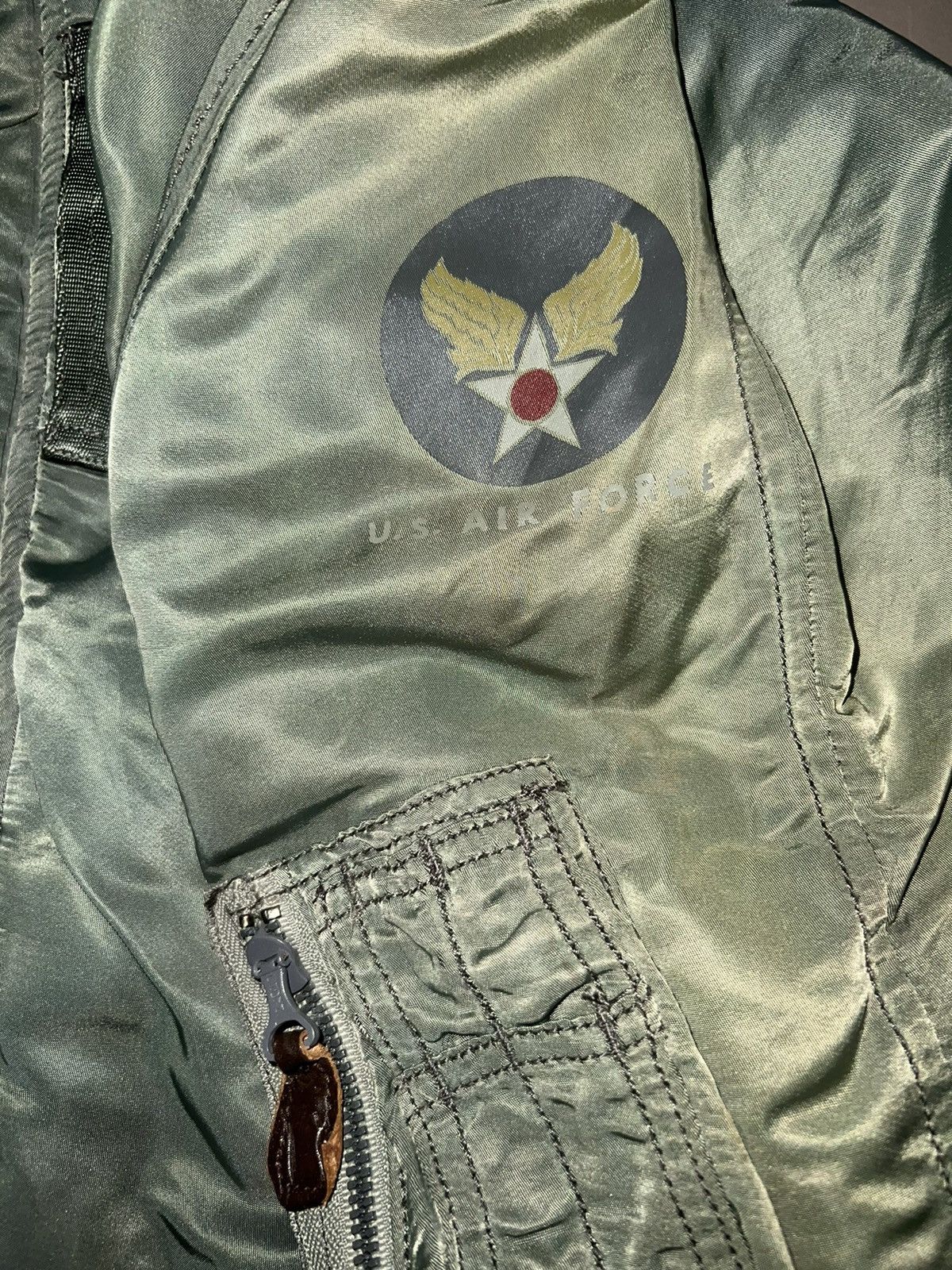 Vintage VERY RARE VINTAGE JACKET PARKA N3B USAF AIR FORCE KOREAN WAR Size US L / EU 52-54 / 3 - 4 Thumbnail