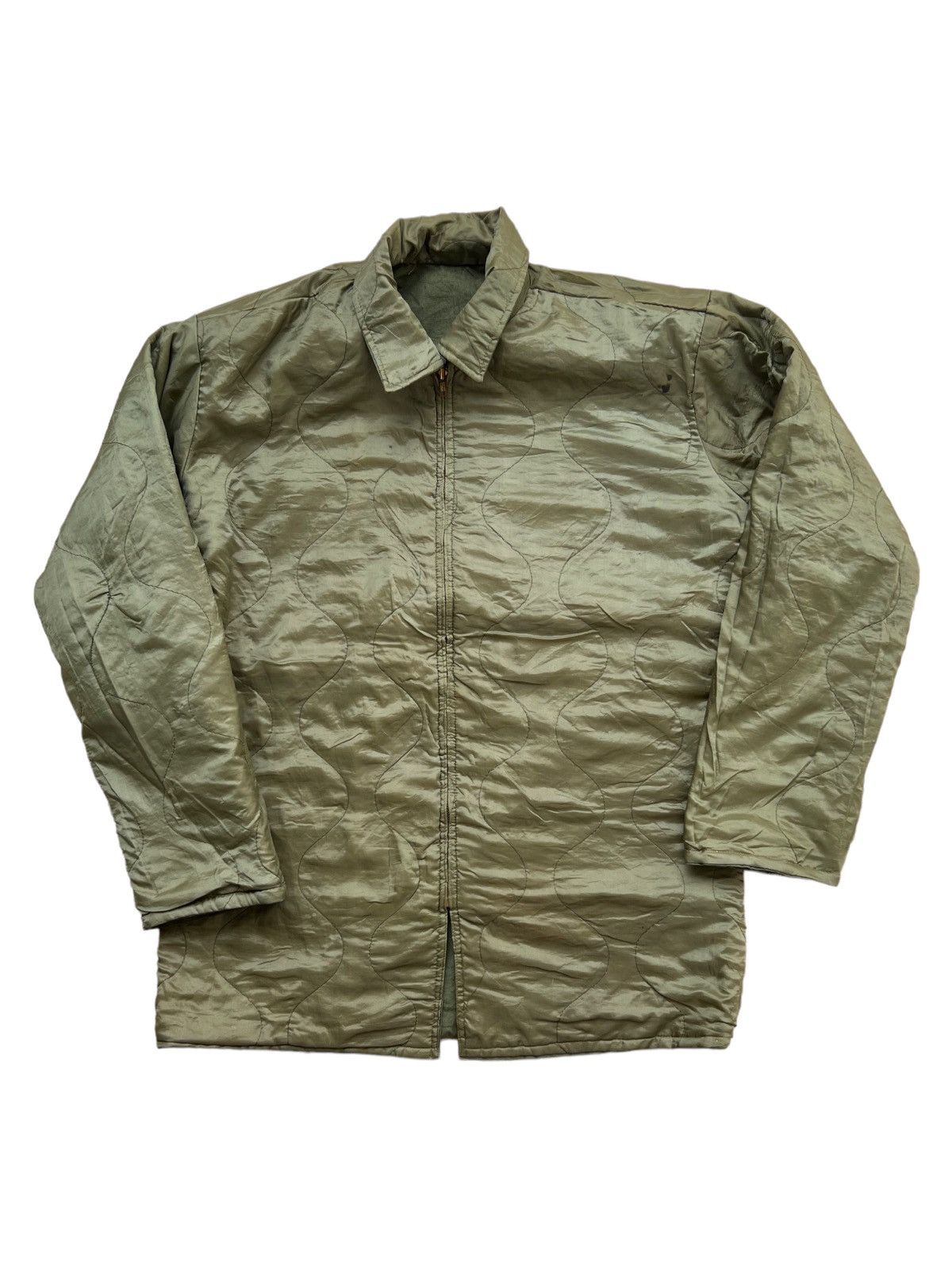 Vintage VERY RARE VINTAGE JACKET LINER QUILTED TENT CANVAS VIETNAM Size US L / EU 52-54 / 3 - 3 Thumbnail
