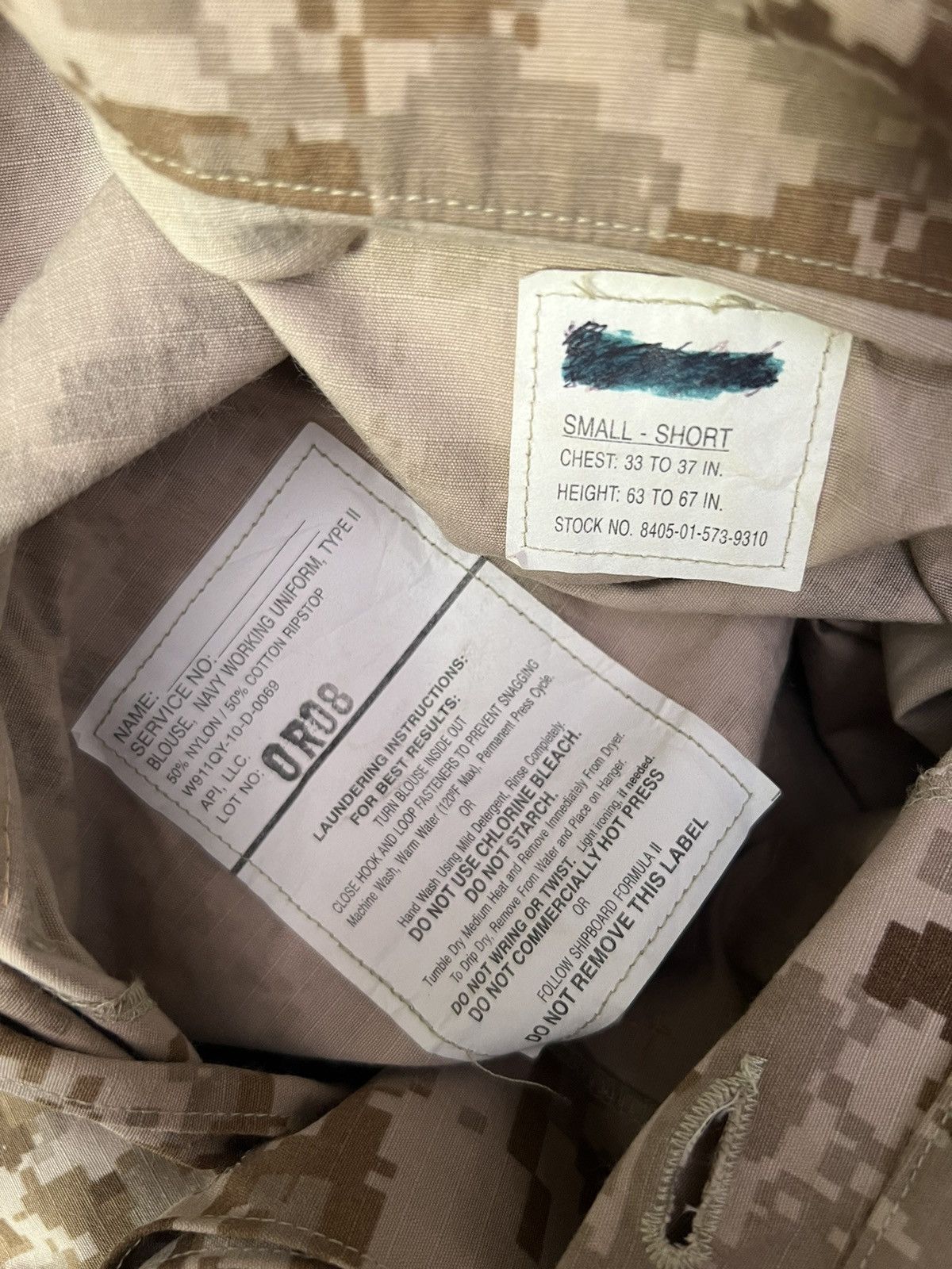 Other VERY RARE JACKET SHIRT USN US NAVY AOR 1 Size US S / EU 44-46 / 1 - 3 Thumbnail