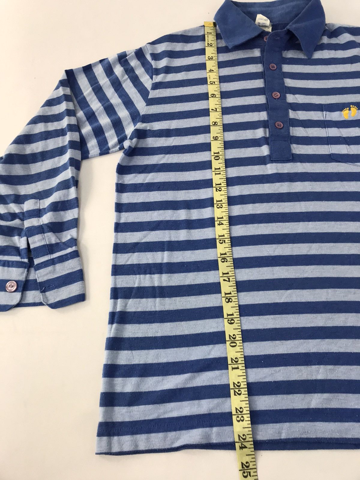 Hang Ten Vintage 80s Orange Label Hang Ten Striped Surf Unisex Size S / US 4 / IT 40 - 9 Thumbnail