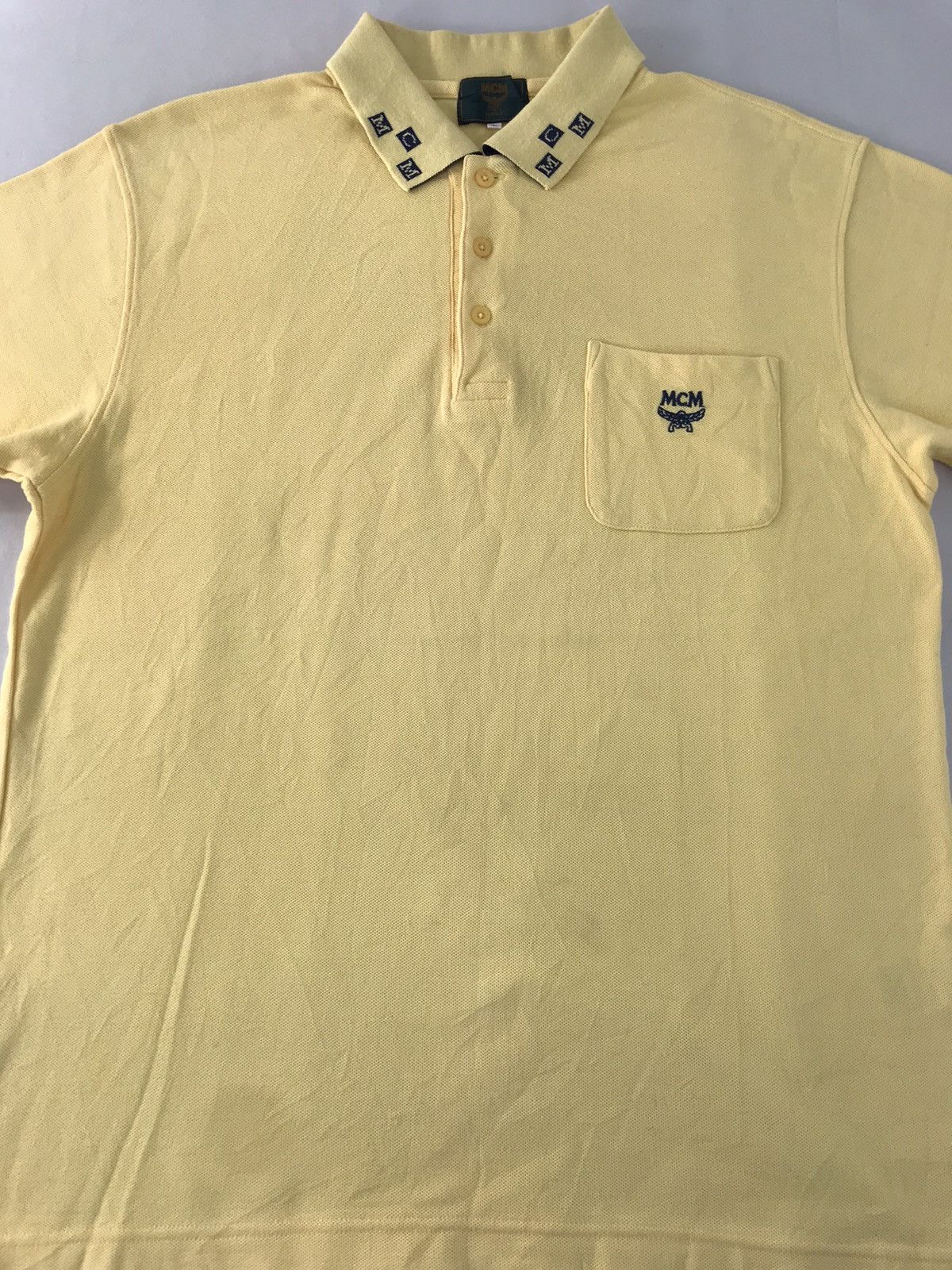 MCM MCM Golf Luxury Polo Tee Classic Embroidery Logo Size US L / EU 52-54 / 3 - 3 Thumbnail