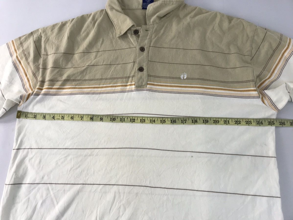 Hang Ten × Vintage Hang Ten Classic Striped Surf Polo Tee Big Size Size US XL / EU 56 / 4 - 10 Thumbnail
