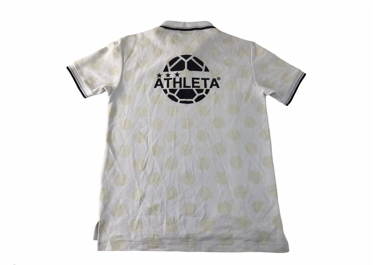 Japanese Brand Athleta Polka Dot Polo Tee Modern Classic Fits S M Size US M / EU 48-50 / 2 - 2 Thumbnail