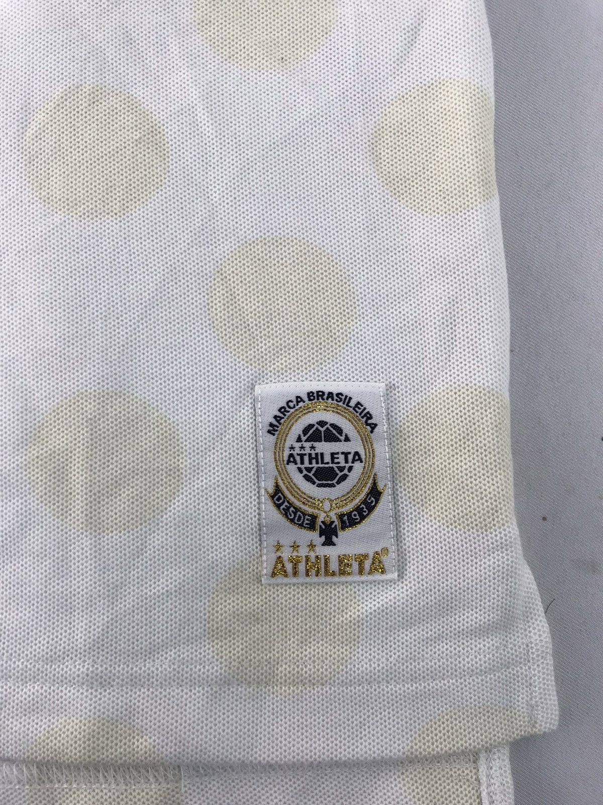Japanese Brand Athleta Polka Dot Polo Tee Modern Classic Fits S M Size US M / EU 48-50 / 2 - 5 Thumbnail