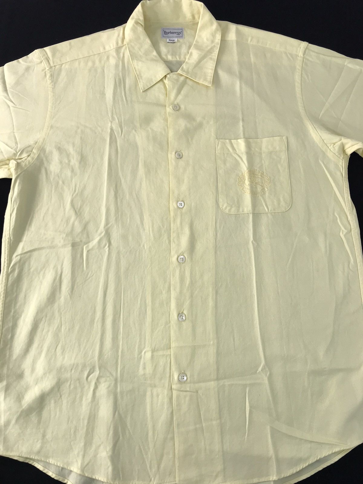 Burberry Vintage Burberrys Single Pockets Cotton Button Up Shirt Size US XL / EU 56 / 4 - 4 Thumbnail