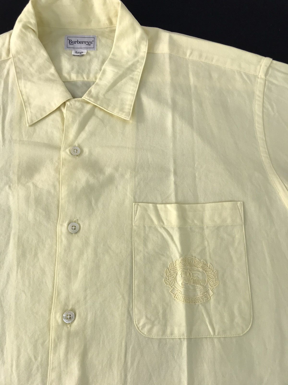 Burberry Vintage Burberrys Single Pockets Cotton Button Up Shirt Size US XL / EU 56 / 4 - 3 Thumbnail
