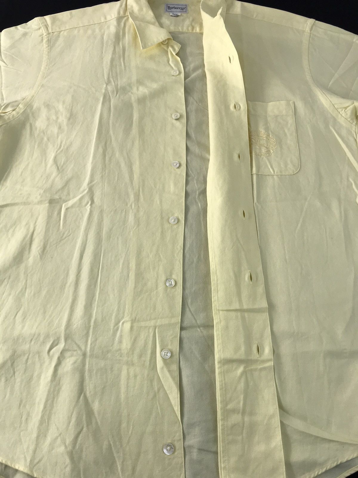 Burberry Vintage Burberrys Single Pockets Cotton Button Up Shirt Size US XL / EU 56 / 4 - 5 Thumbnail