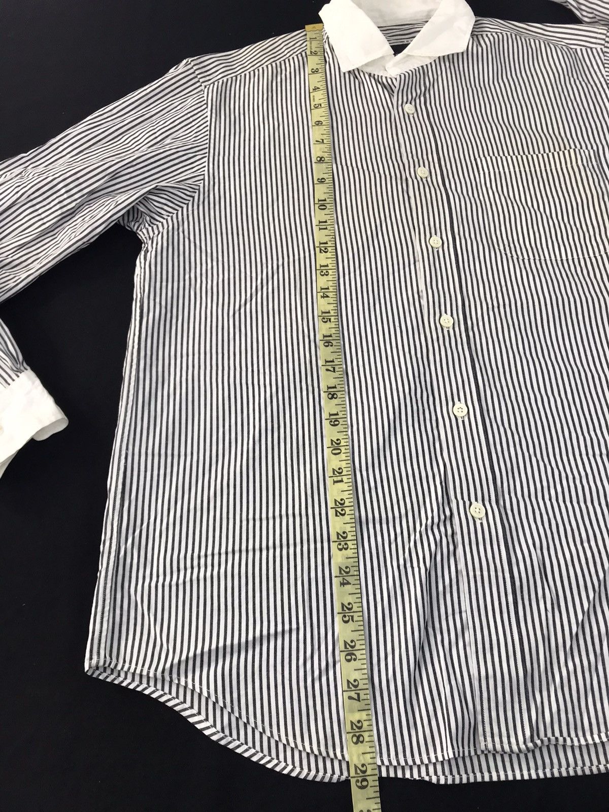 Sophnet. Sophnet Shirt Double Pocket Striped inspired Designer Size US M / EU 48-50 / 2 - 10 Thumbnail