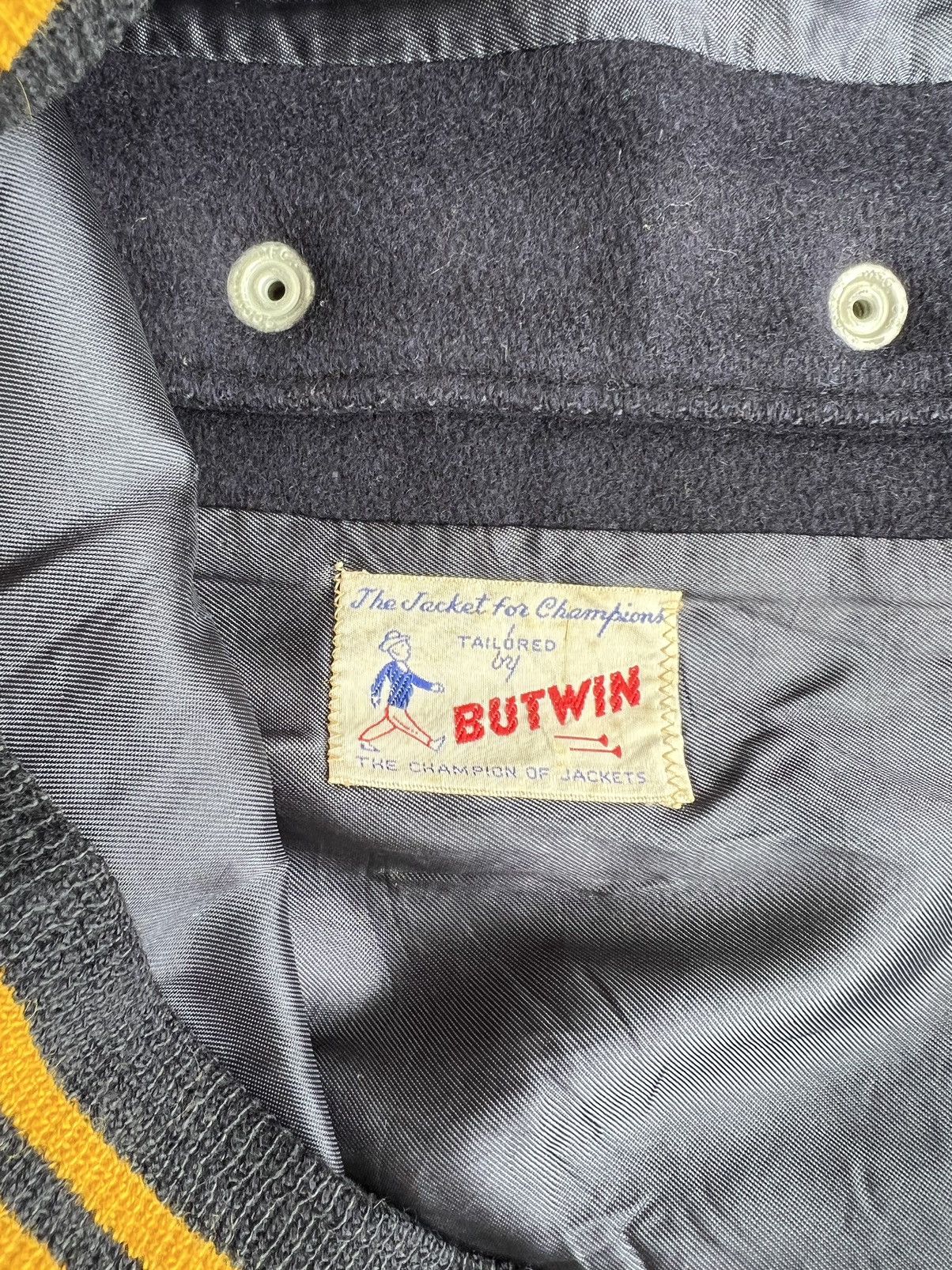 Vintage VERY RARE VINTAGE JACKET VARSITY BUTWIN VFW VETERANS FOREIGN Size US L / EU 52-54 / 3 - 5 Thumbnail