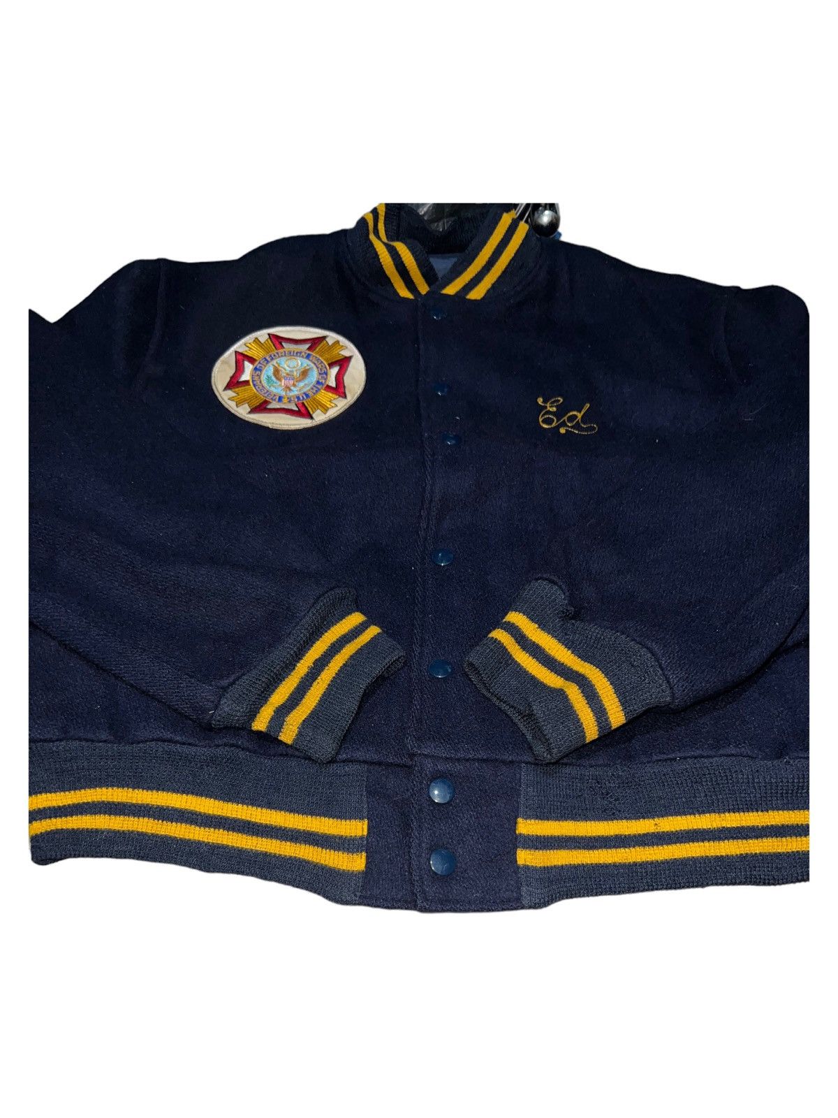 Vintage VERY RARE VINTAGE JACKET VARSITY BUTWIN VFW VETERANS FOREIGN Size US L / EU 52-54 / 3 - 3 Thumbnail