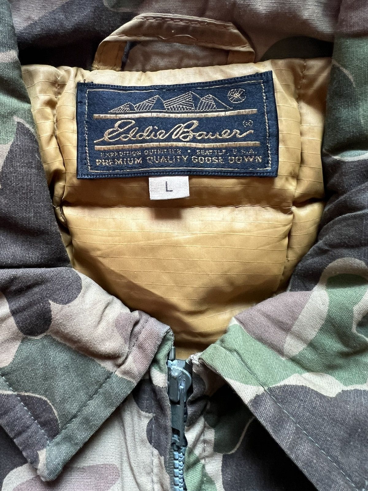 Eddie Bauer VERY RARE VINTAGE JACKET EDDIE BAUER GOOSE DOWN PUFFER Size US L / EU 52-54 / 3 - 3 Thumbnail