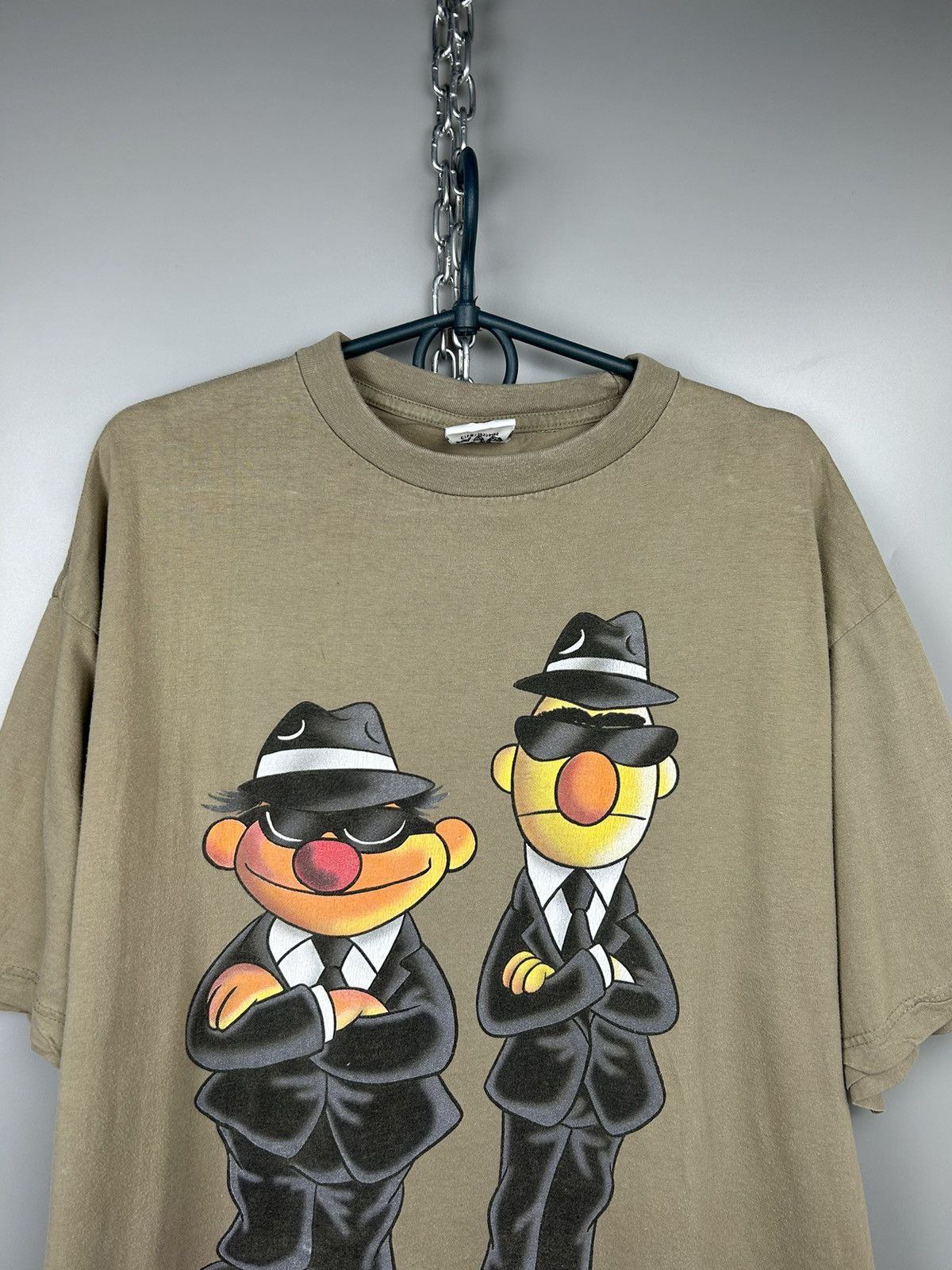 Henson Vintage 90s Bert and Ernie Men in Black Sesame Street Size US XL / EU 56 / 4 - 2 Thumbnail