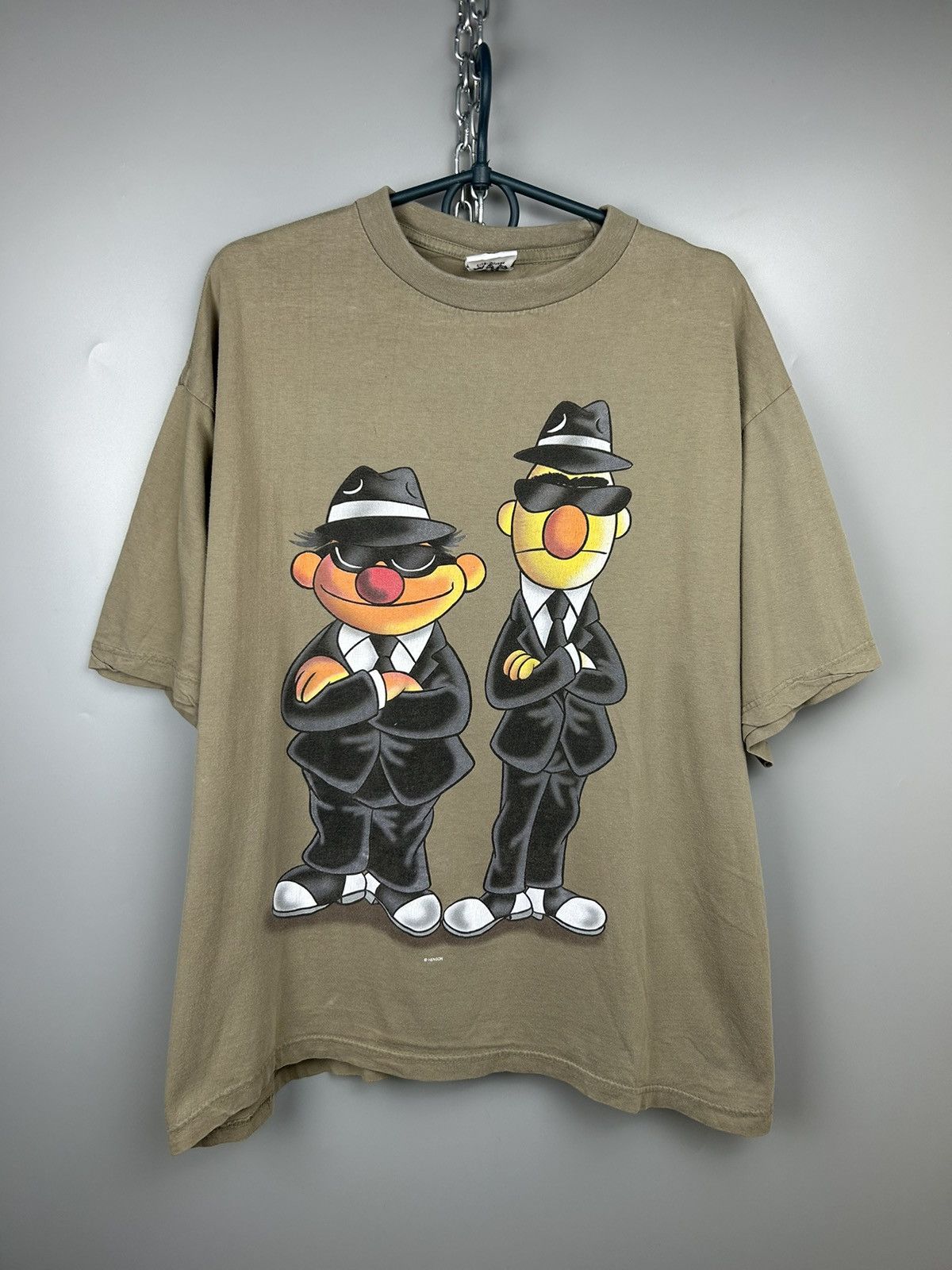 Henson Vintage 90s Bert and Ernie Men in Black Sesame Street Size US XL / EU 56 / 4 - 1 Thumbnail