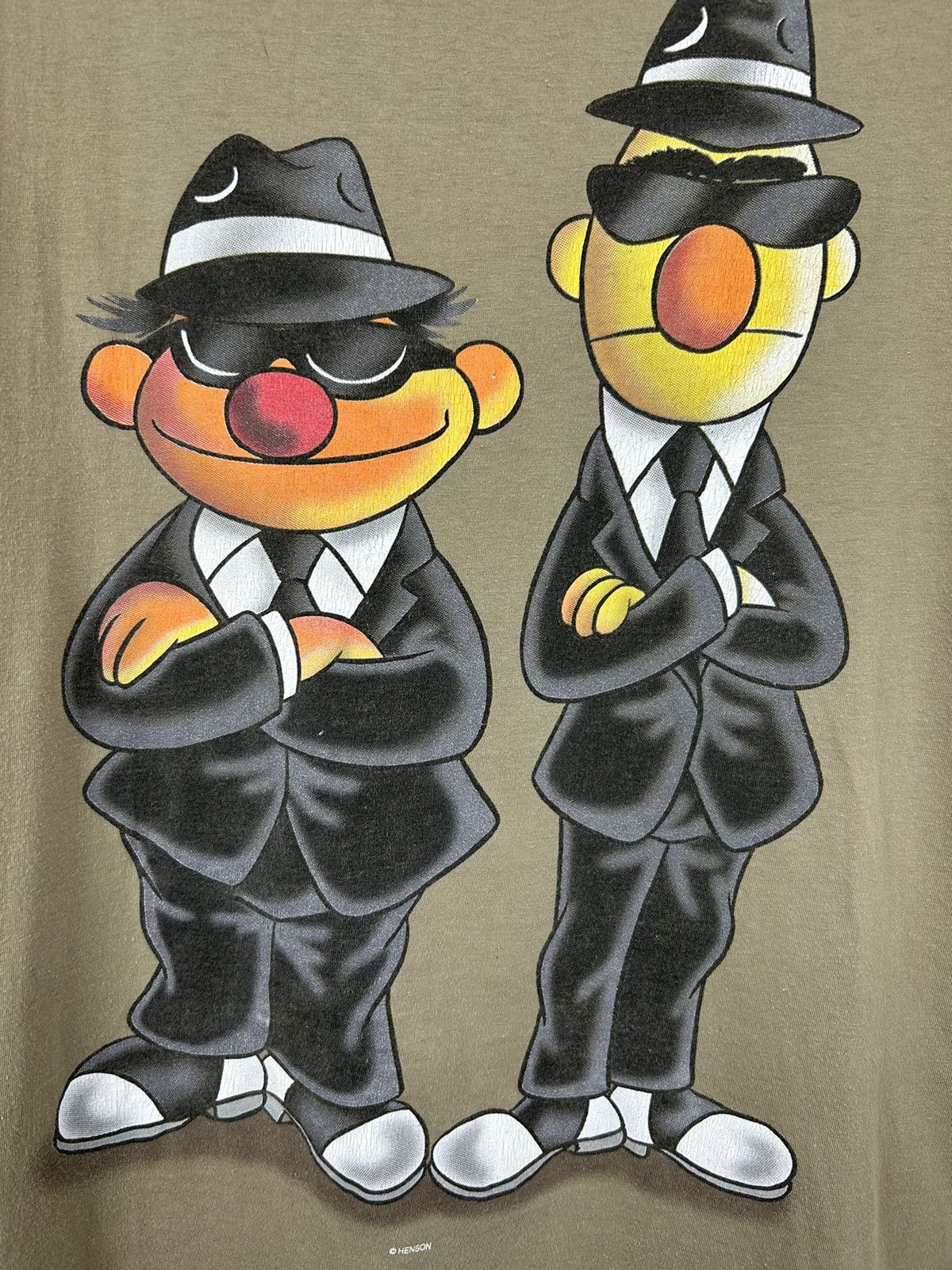 Henson Vintage 90s Bert and Ernie Men in Black Sesame Street Size US XL / EU 56 / 4 - 6 Thumbnail