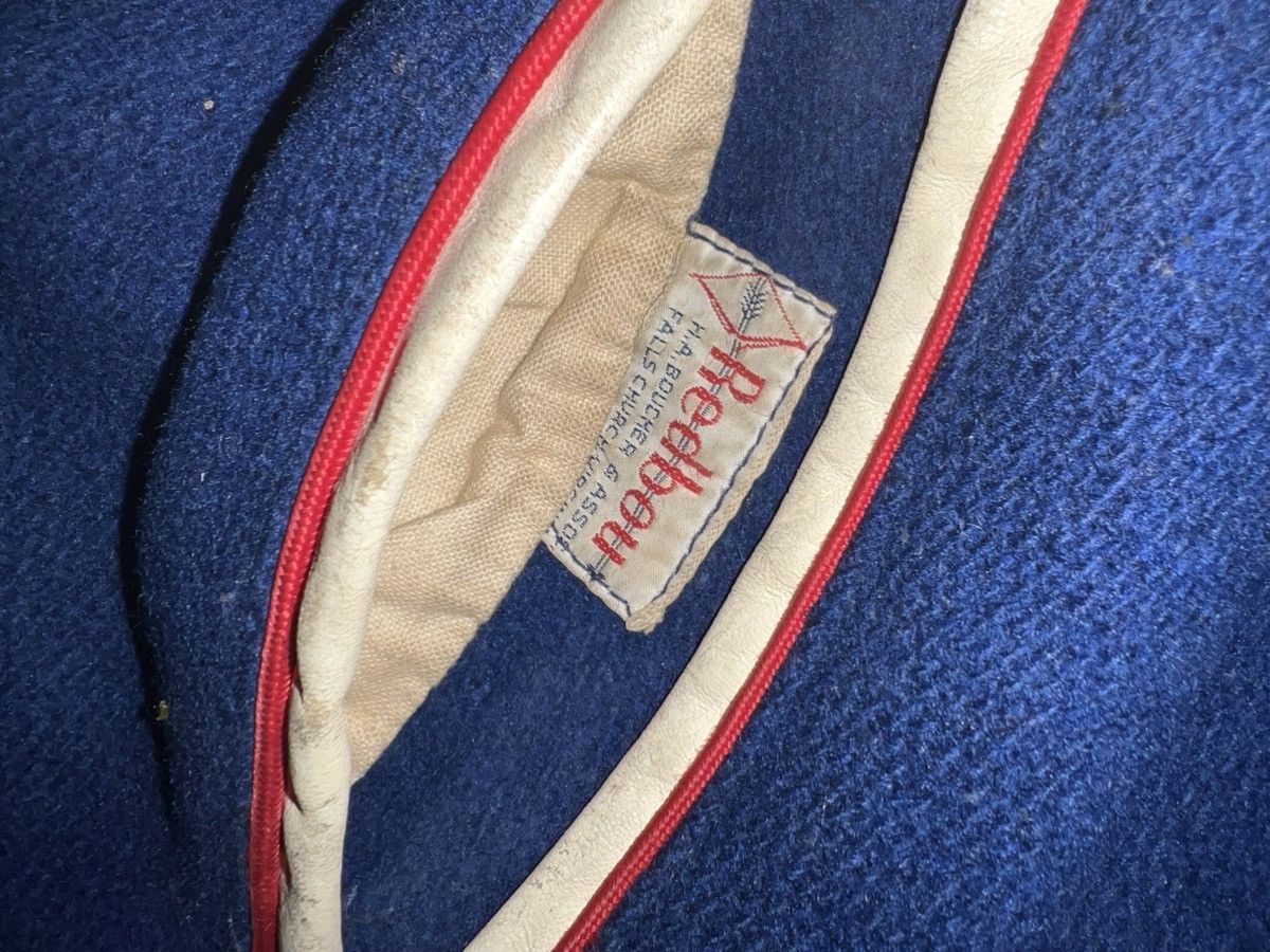 Vintage VERY RARE VINTAGE JACKET VARSITY USS SARATOGA HAND LEATHER Size US S / EU 44-46 / 1 - 4 Thumbnail