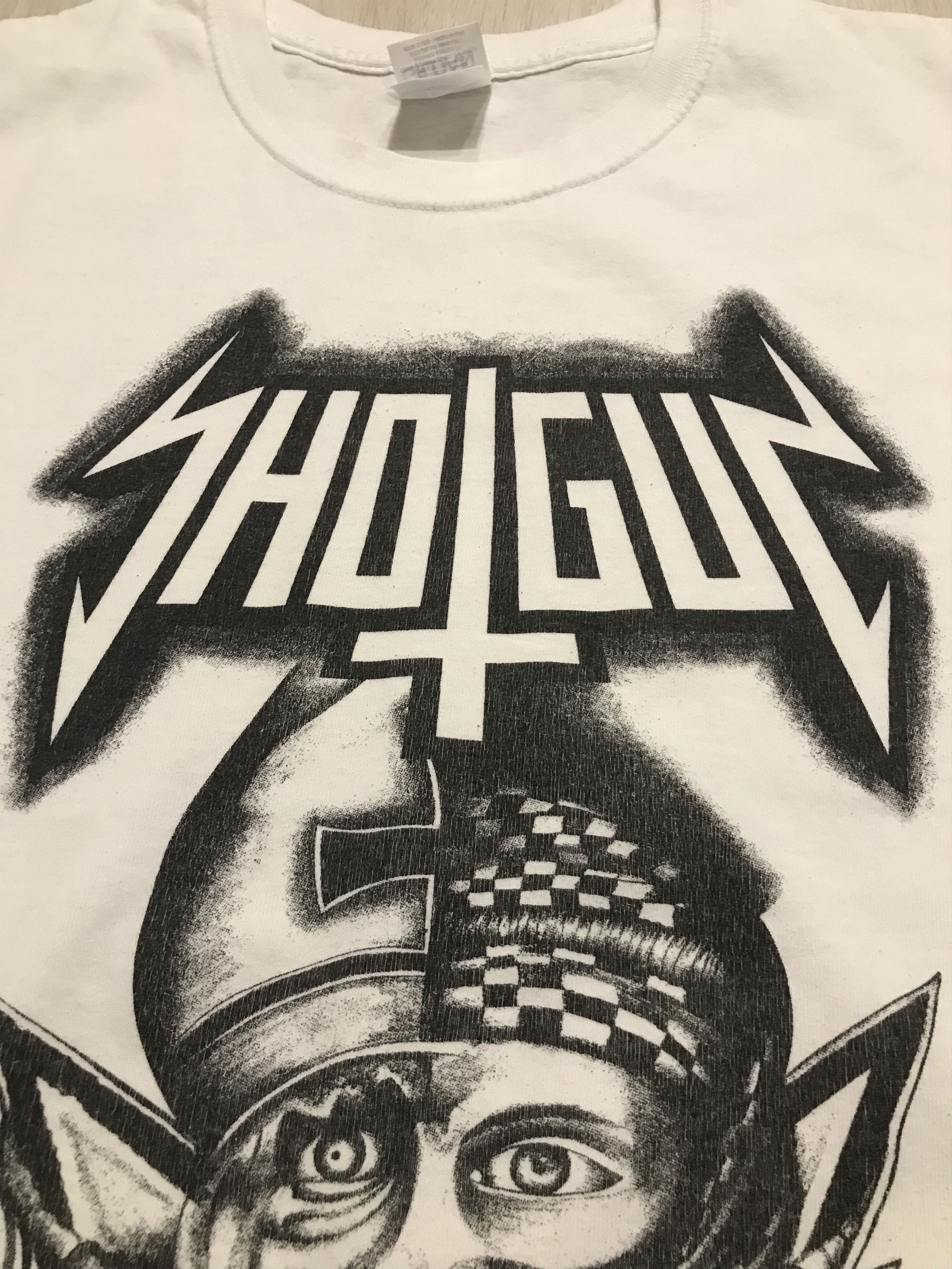 Japanese Brand Vintage ShotGun T-Shirt war collection Size US L / EU 52-54 / 3 - 5 Thumbnail
